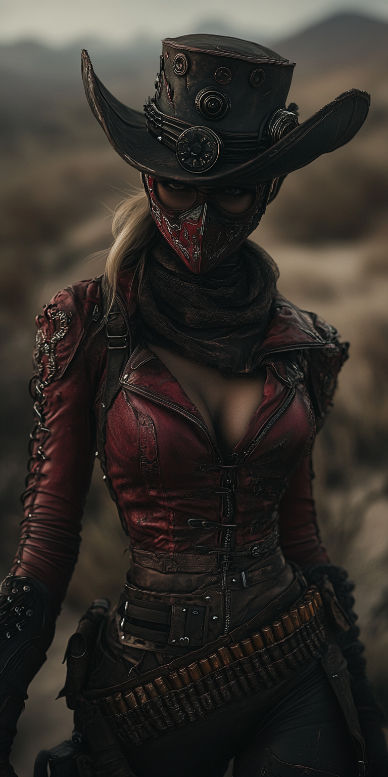 AI generated: Midjourney prompt: A striking portrait of a young, rogue sovereign wo... (Midjourney - Portraits)