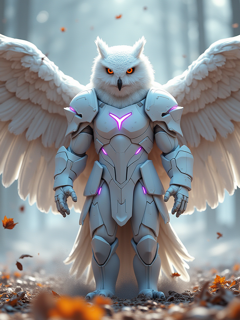 AI generated: FLUX prompt: (masterpiece, ultra-detailed,, a majestic owl-man ... (FLUX - Portraits)