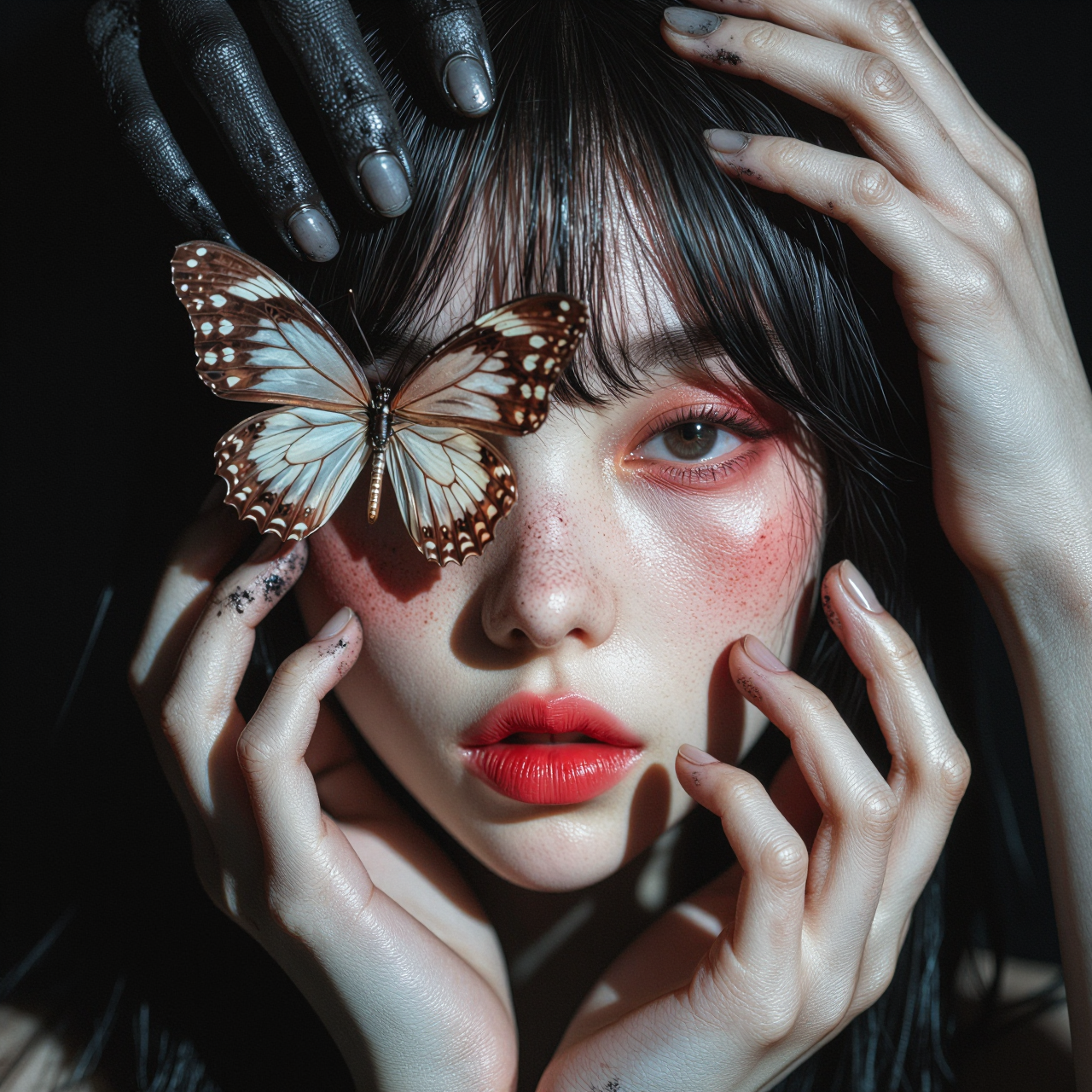 AI generated: Z Image prompt: A highly detailed, photorealistic, avant-garde ver... (Z Image - Fashion)