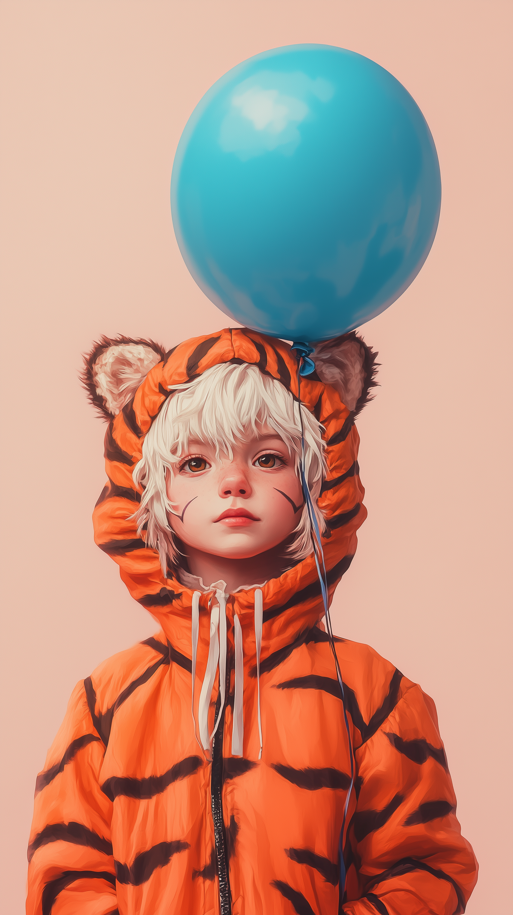 AI generated: Midjourney prompt: digital art portraits, boy aged 8, short and white... (Midjourney - Portraits)