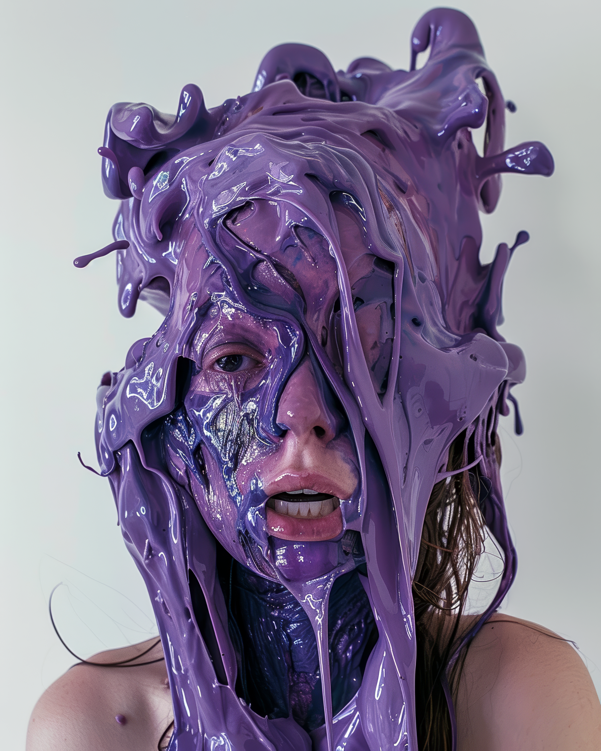 AI generated: Purple aesthetic (Midjourney - Portraits)
