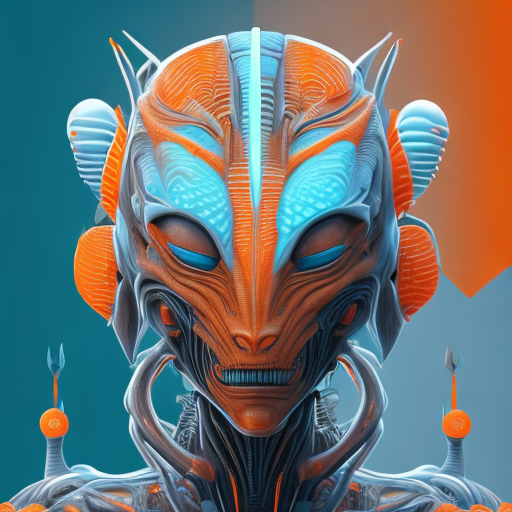 Openjourney prompt: alien cyborg art and illustration by ...