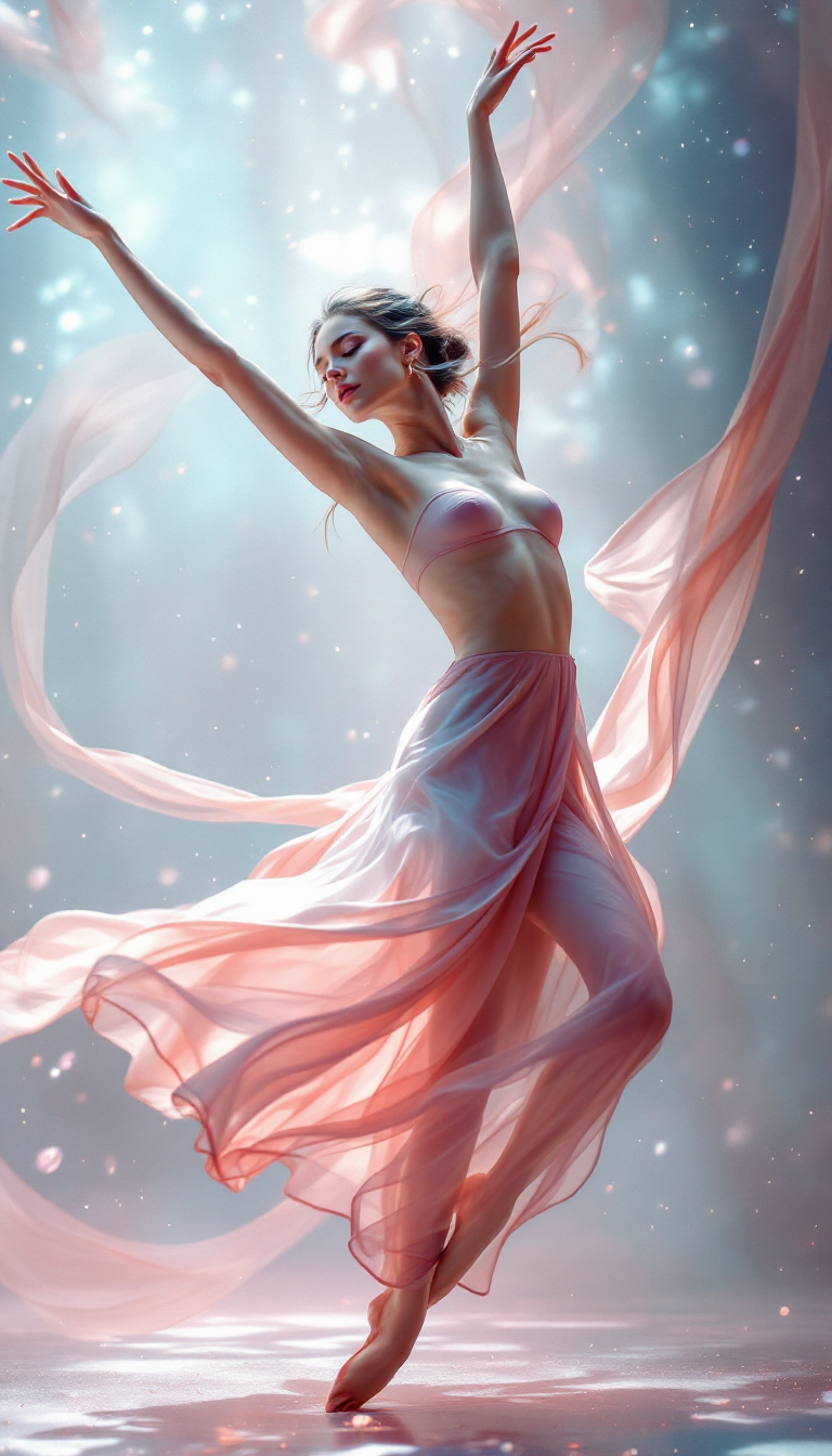 FLUX prompt: A **surreal, dreamlike portrait** capturing the **... - FLUX