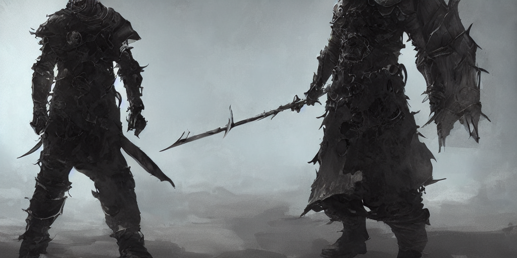 Stable Diffusion prompt: walter white as a dark souls bos...