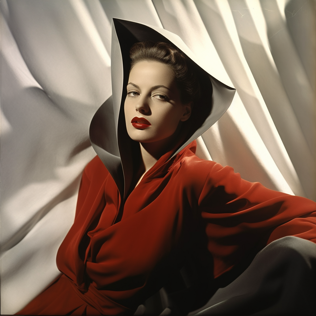 AI generated: Midjourney prompt: high fashion, woman, vogue, 1946 (Midjourney - Fashion)