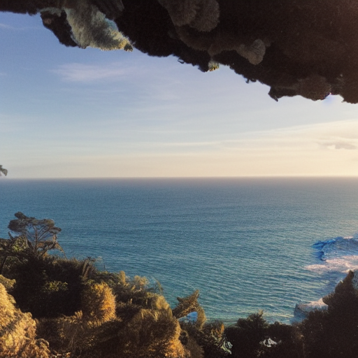 Stable Diffusion prompt: hyper-realistic ocean view from ...