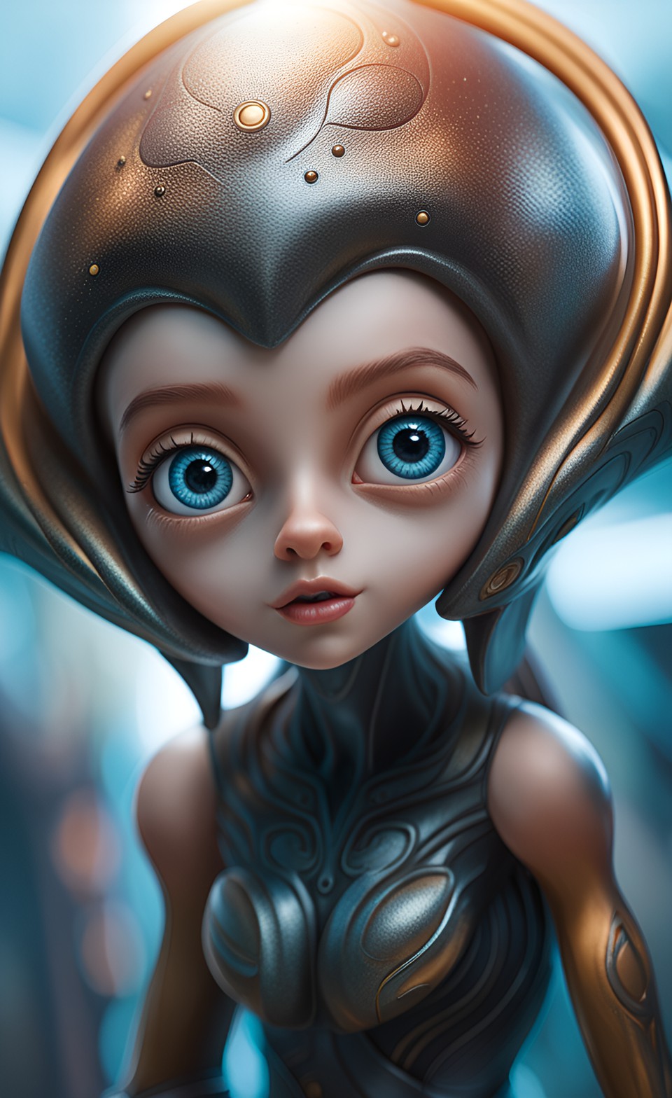 AI generated: "Biovis Explorer" (Stable Diffusion - Anime)