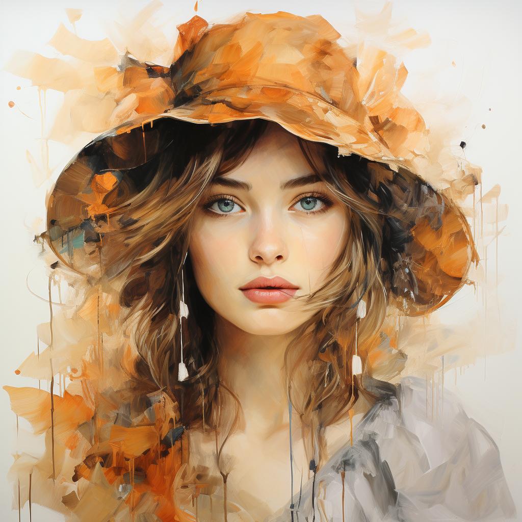 Midjourney prompt: a stunning watercolor painting on canvas of a beau... - Midjourney