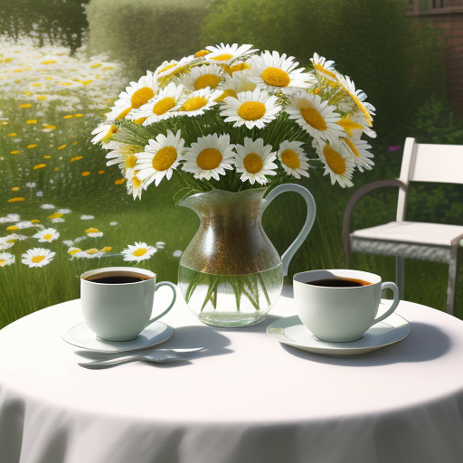 ceramic coffee cup wooden table morning light still life