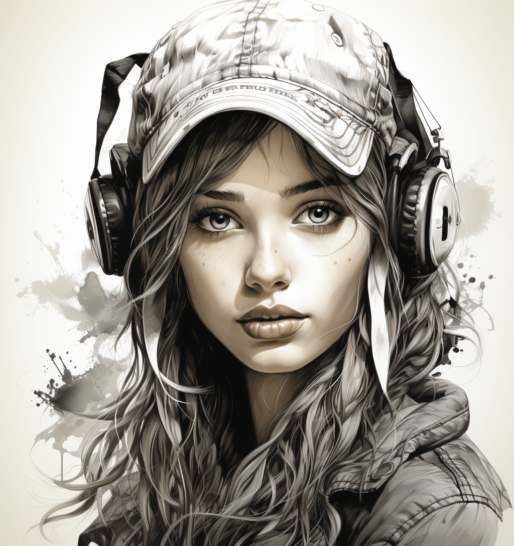 Midjourney prompt: drawing for teens how to sketch a teenage girl, in... - Midjourney
