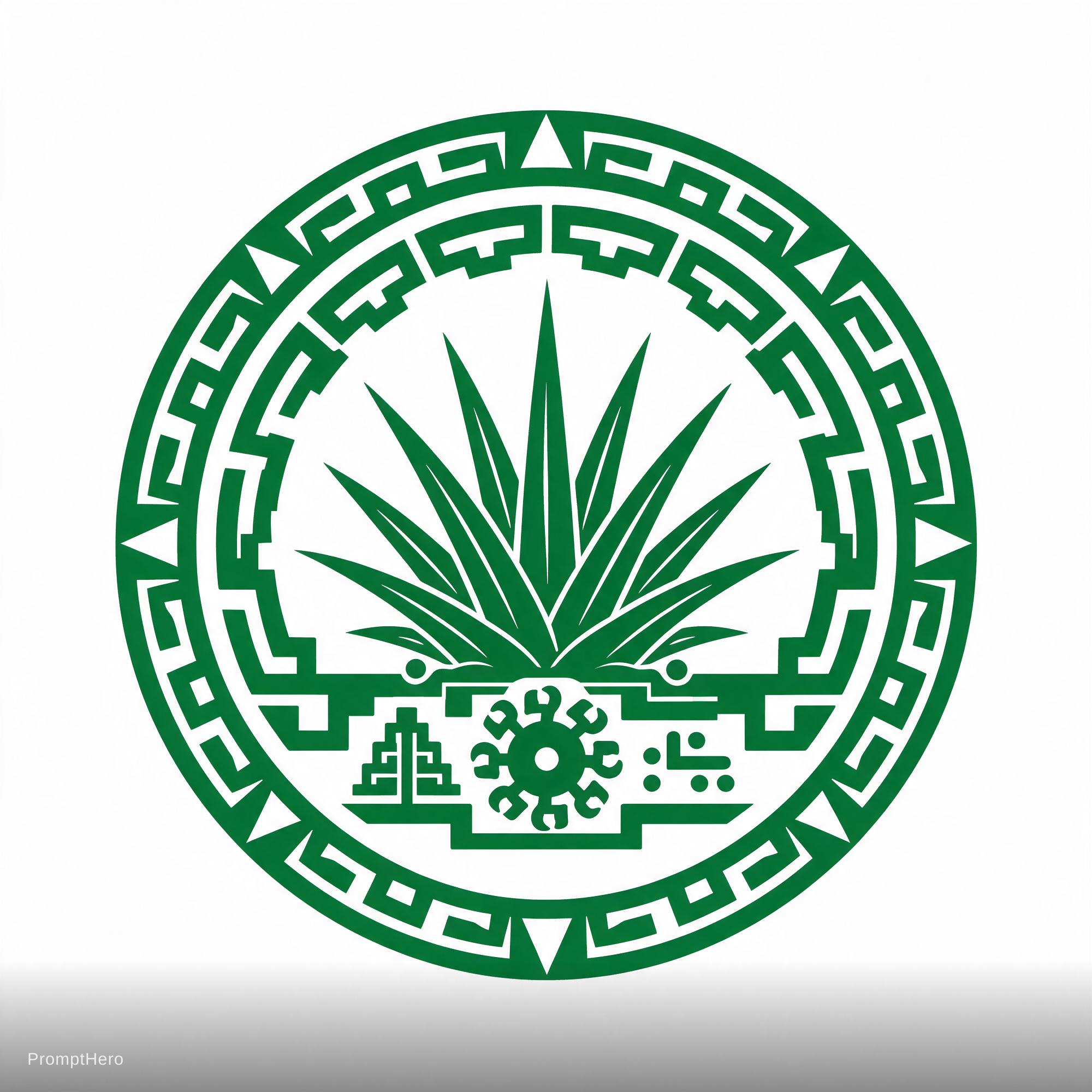 AI generated: Seedream 5 prompt: Es un logo para un pulquería llamada el porton pul... (Seedream 5 - Logos, Icons & Design)