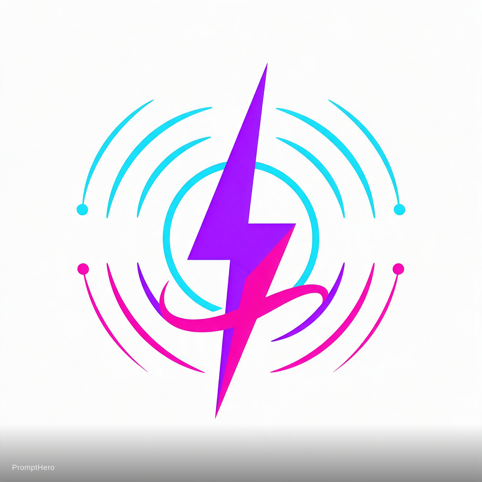 صورة مولدة بالذكاء الاصطناعي: Seedream 5 prompt: Logo para :Neon Volt Live Radio Show (نموذج Seedream 5 - شعارات وتصميم)