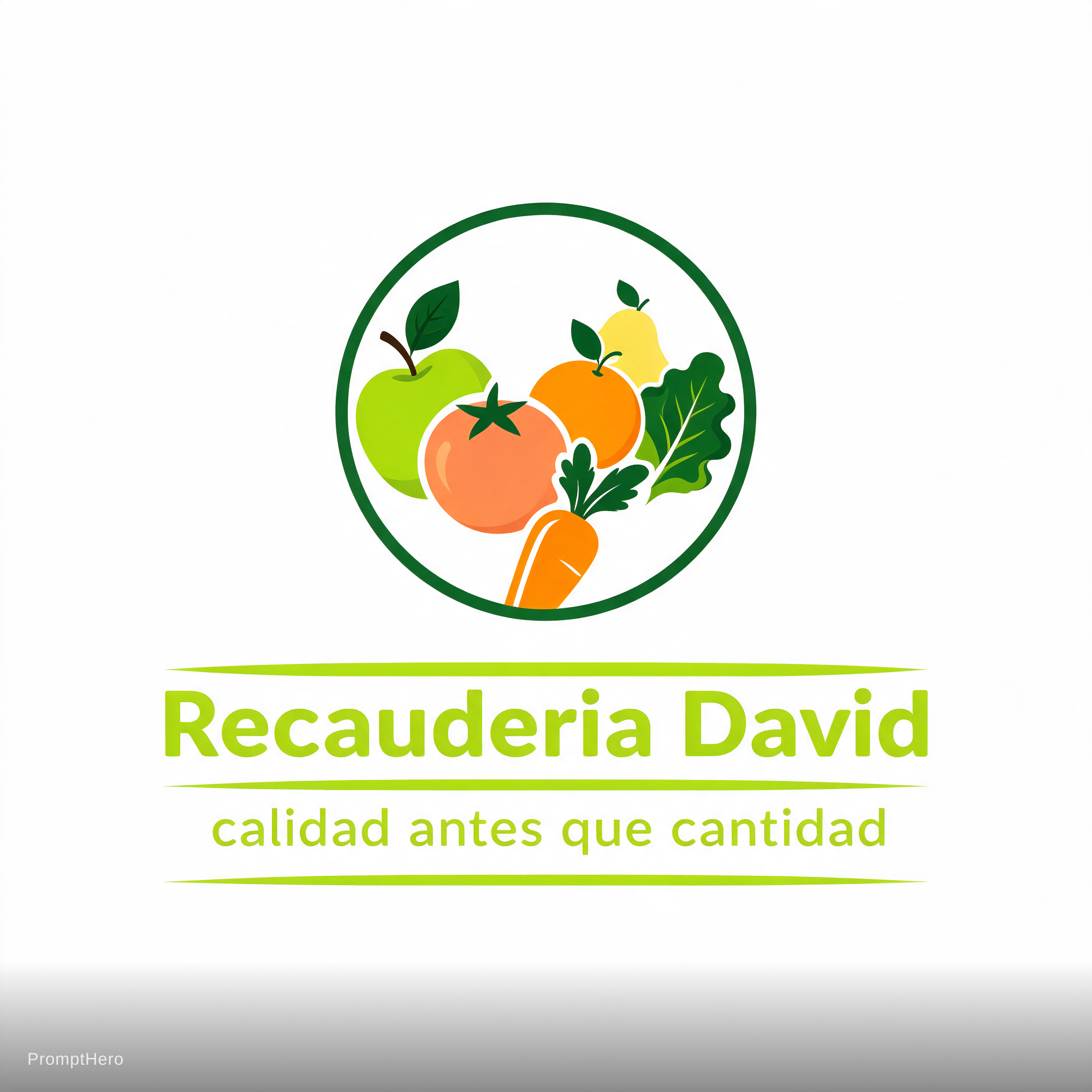 AI generated: Seedream 5 prompt: Crea un logotipo para una tienda de frutas y verdu... (Seedream 5 - Concept Art)