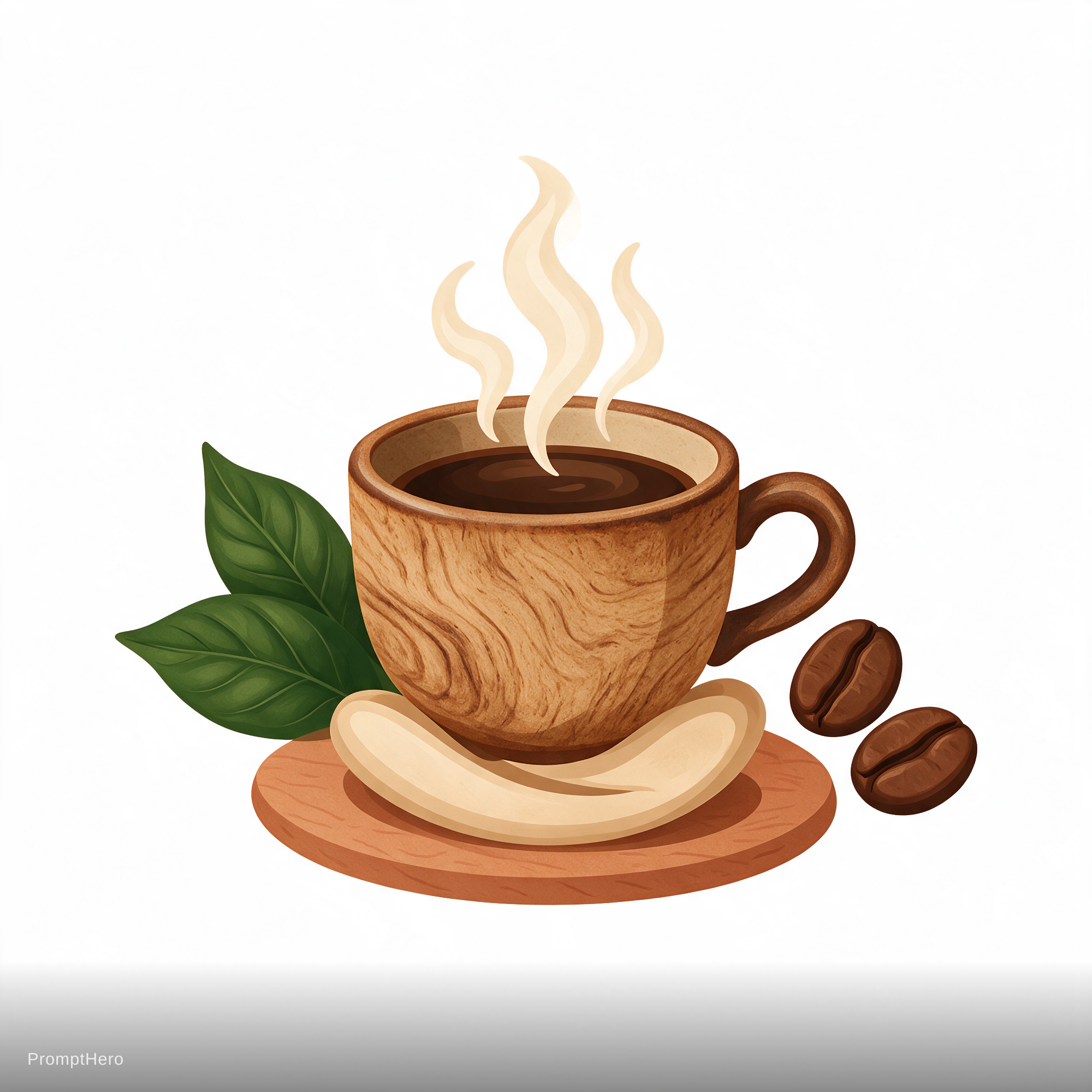 Seedream 5 prompt: Artisan coffee shop, steaming cup, earth tones, co... - Seedream 5