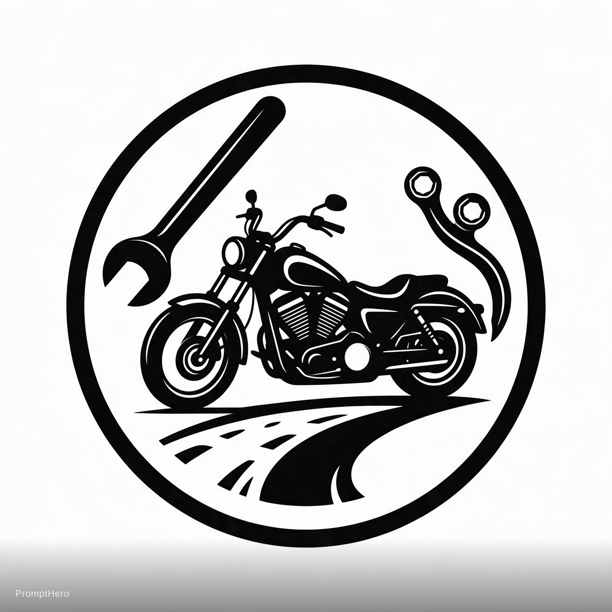 Seedream 5 prompt: Logo de taller de motos con el nombre bad boys gar - Seedream 5