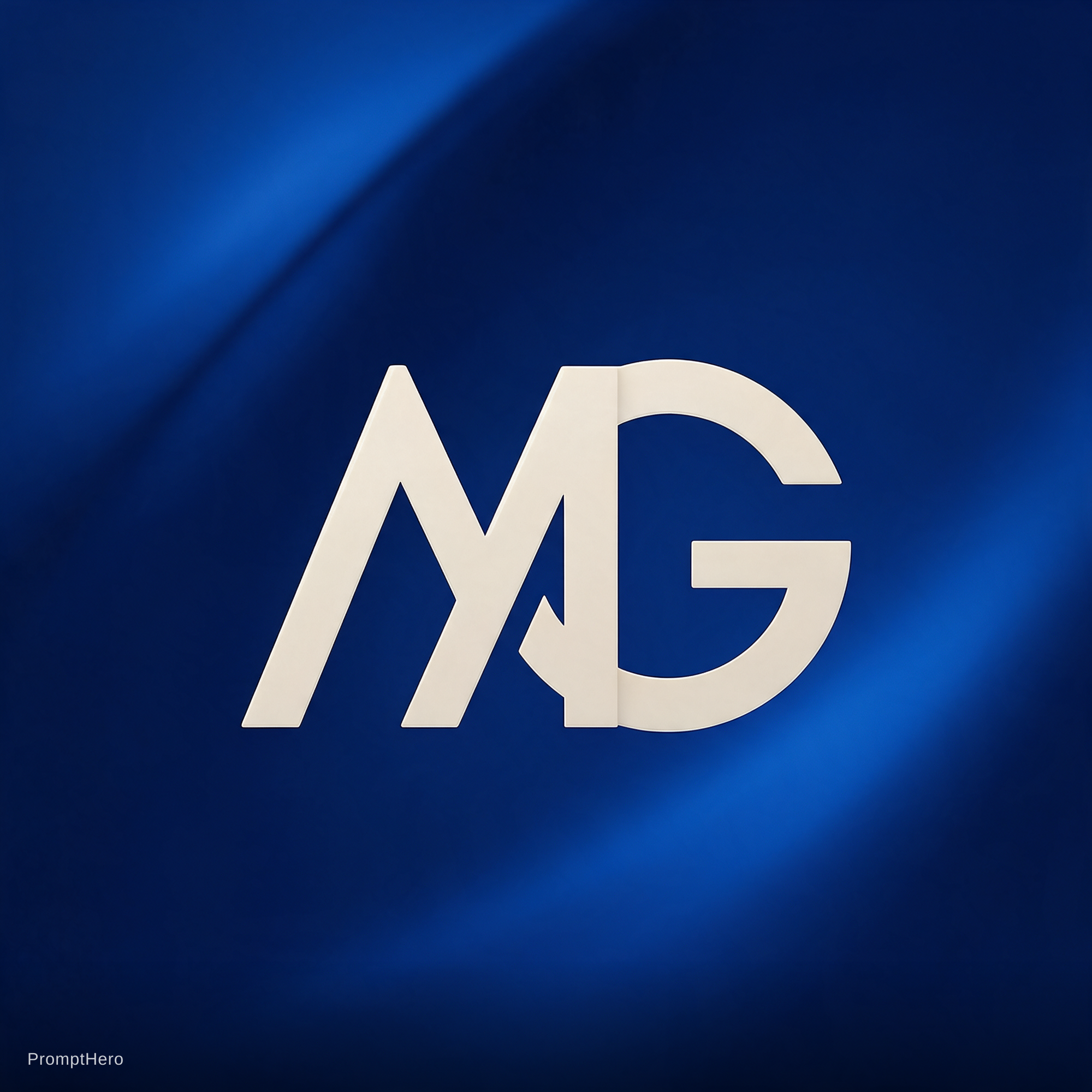 AI generated: Seedream 5 prompt: MG shord word create logo combined word, 2d letter... (Seedream 5 - Logos, Icons & Design)