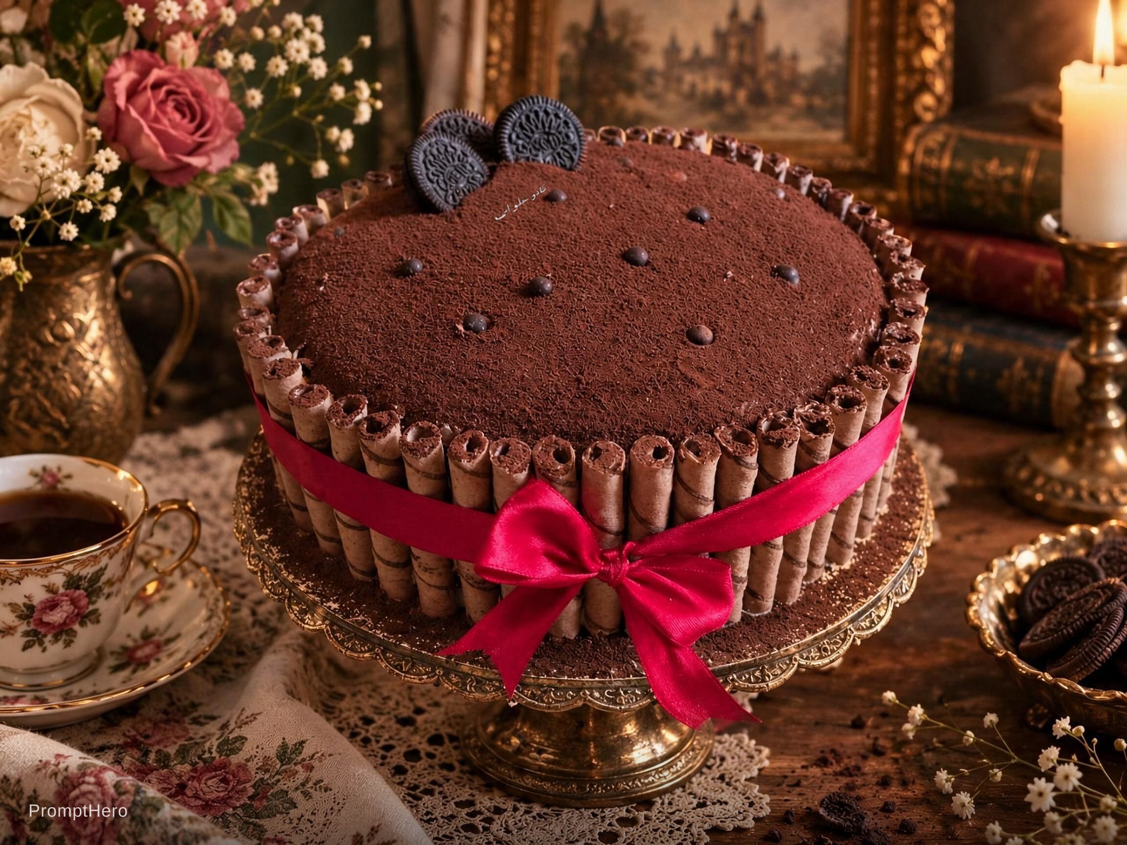 صورة مولدة بالذكاء الاصطناعي: Seedream 5 prompt: cake (نموذج Seedream 5 - فن مفاهيمي)