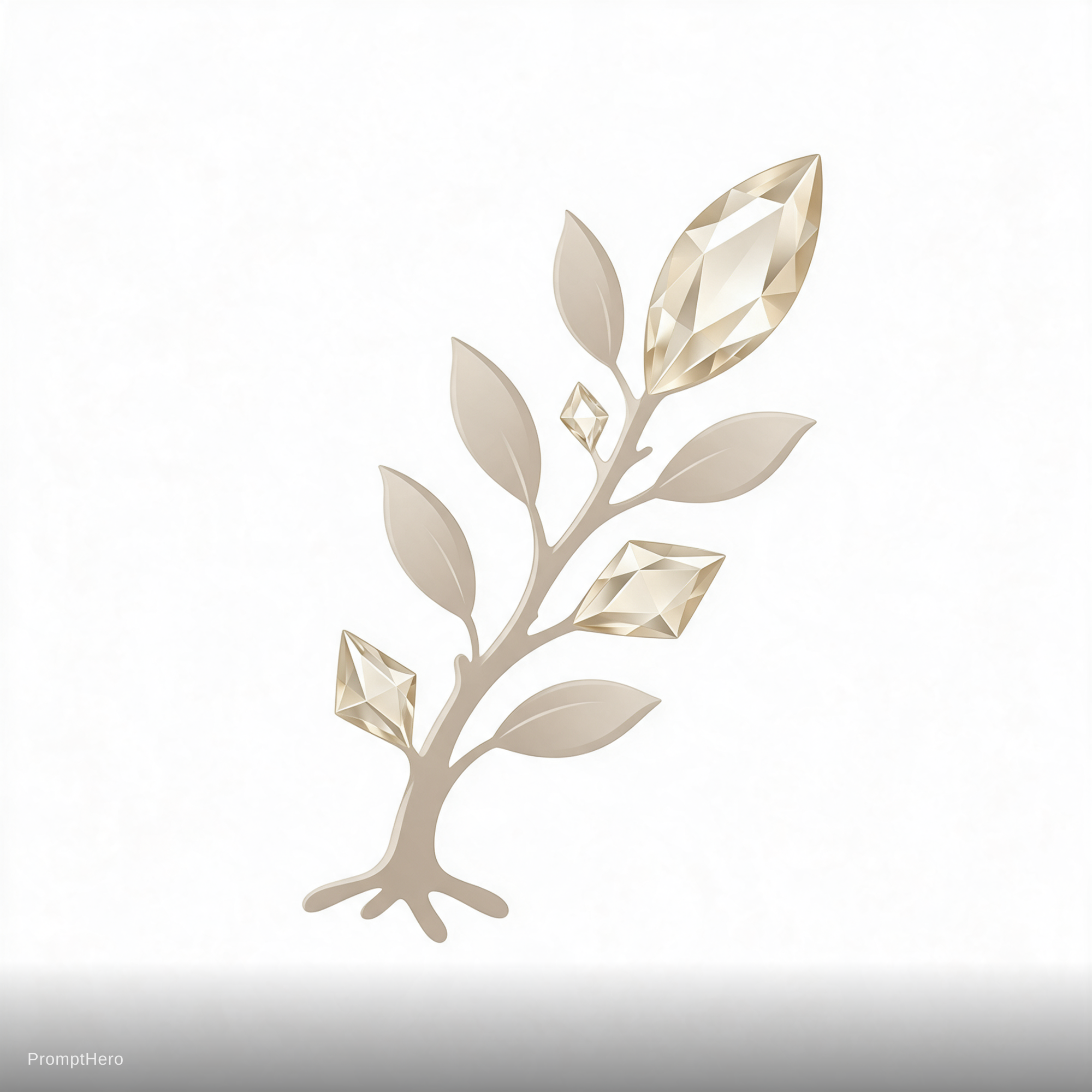 AI generated: Seedream 5 prompt: Бренд ювелирной бижутерии Crystal twig (Seedream 5 - Concept Art)