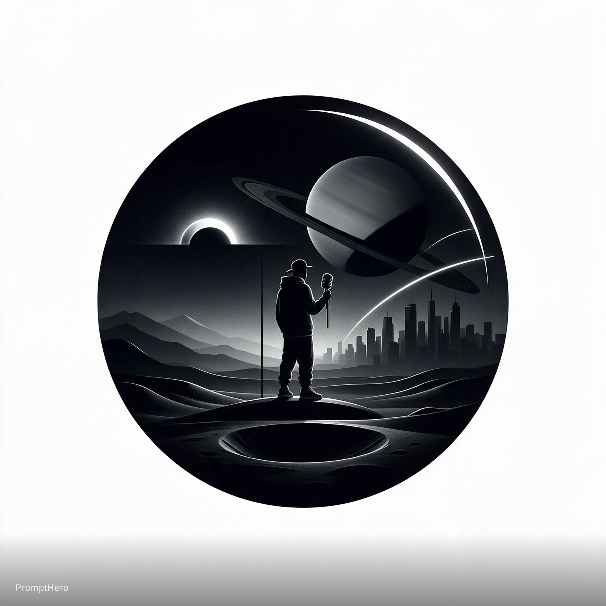صورة مولدة بالذكاء الاصطناعي: Seedream 5 prompt: Dark Hip-Hop Cinematic Storytelling, Deep Mood sci... (نموذج Seedream 5 - فن مفاهيمي)