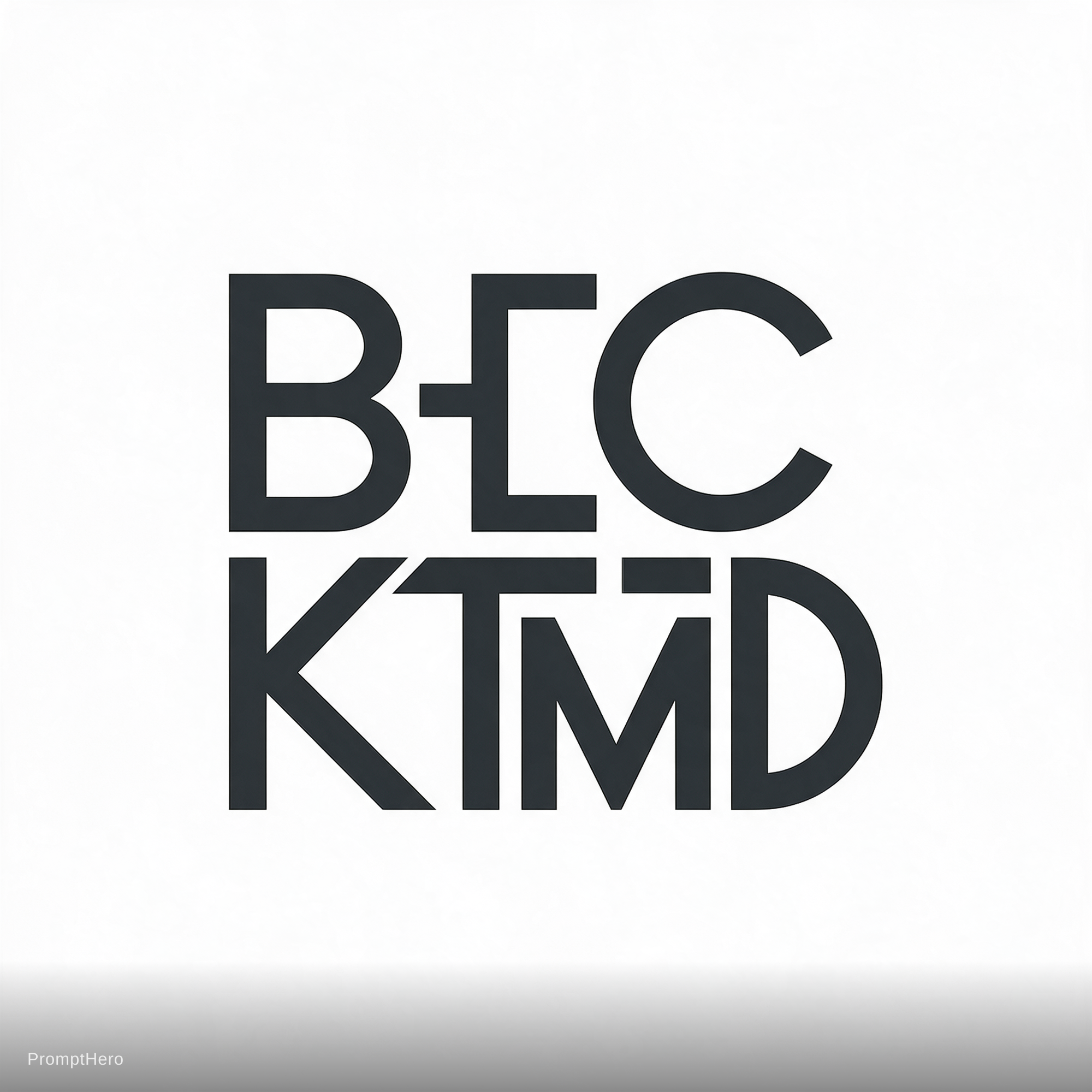 AI generated: Seedream 5 prompt: CREUN LOGOTIPO PROFESIONAL DE ESTAS LETRAS "BLCKTM (Seedream 5 - Concept Art)