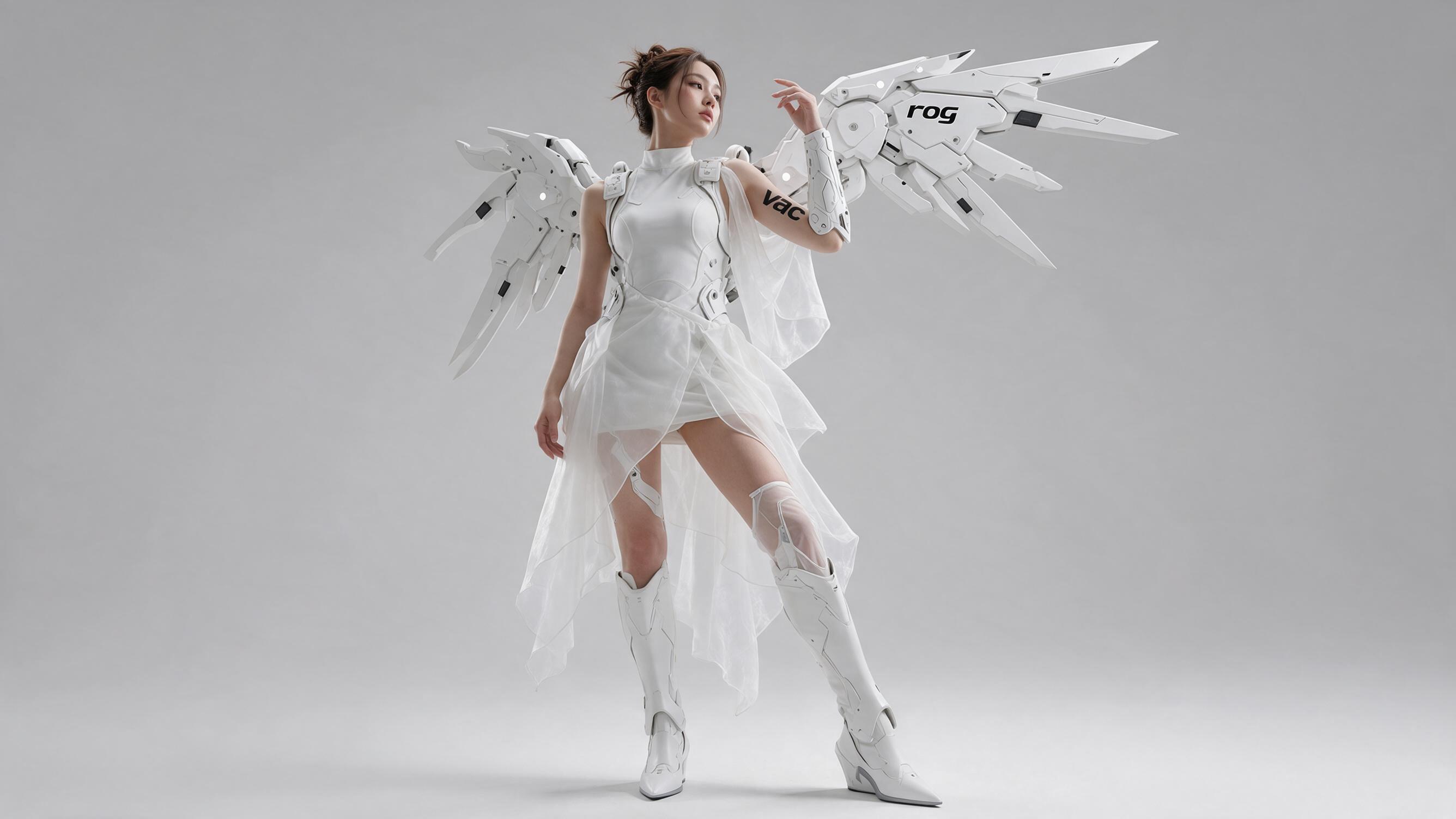 AI generated: Seedream 5 prompt: a young east asian woman posing in futuristic att... (Seedream 5 - Portraits)