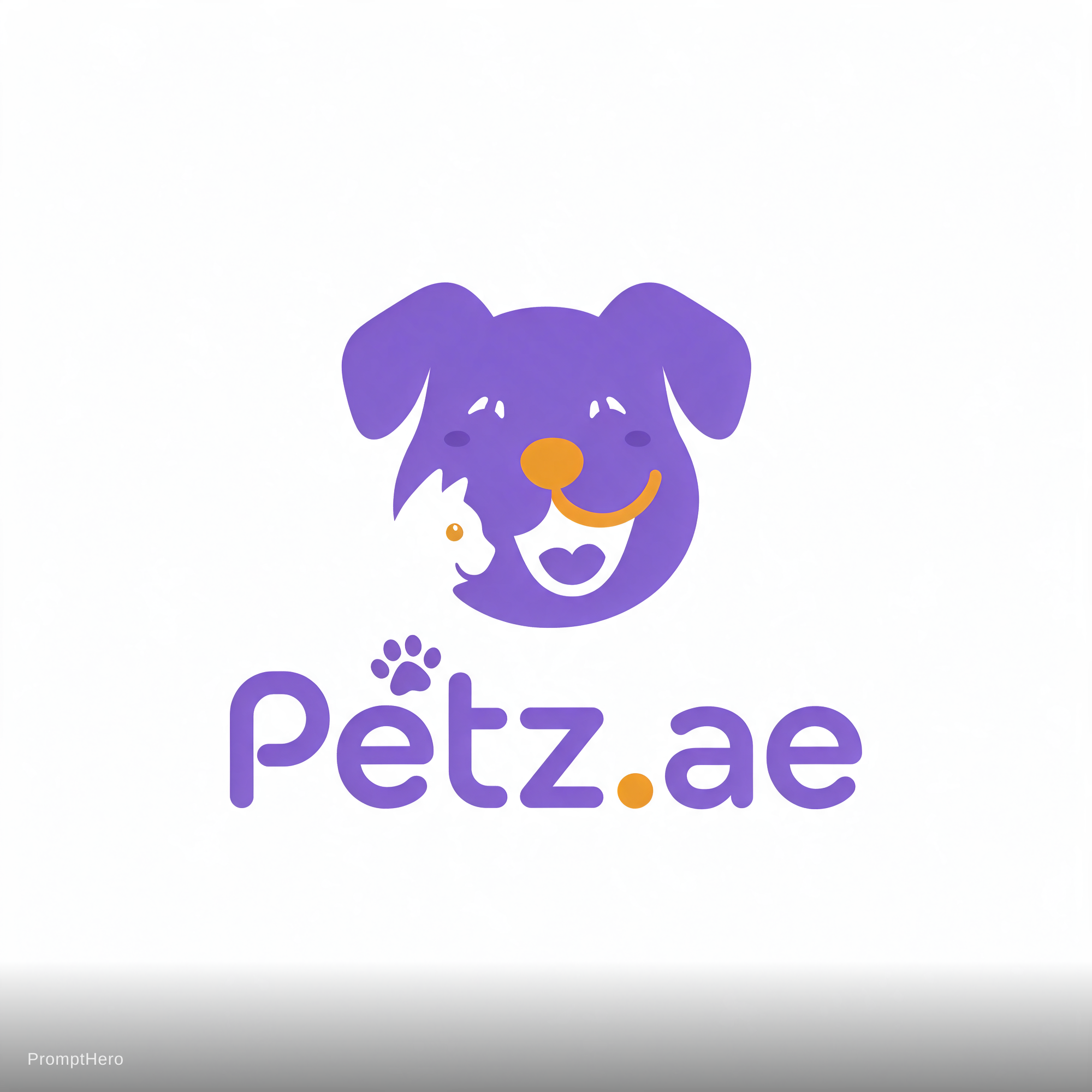صورة مولدة بالذكاء الاصطناعي: Seedream 5 prompt: pet store logo ,, the name is Petz.ae (نموذج Seedream 5 - شعارات وتصميم)