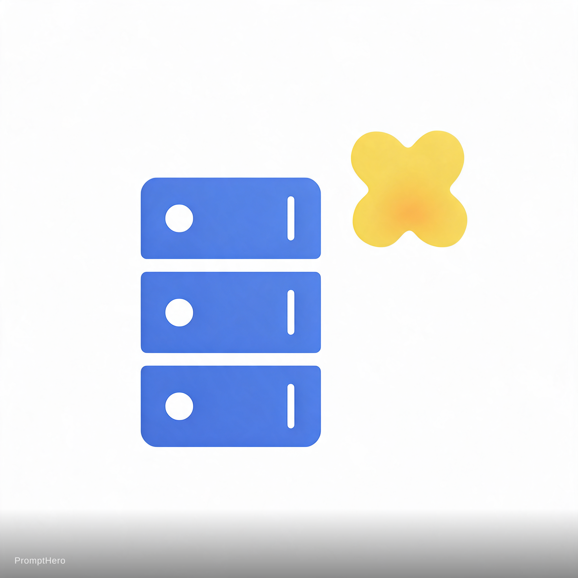 صورة مولدة بالذكاء الاصطناعي: Seedream 5 prompt: Web hosting services logo. The logo must partially... (نموذج Seedream 5 - شعارات وتصميم)