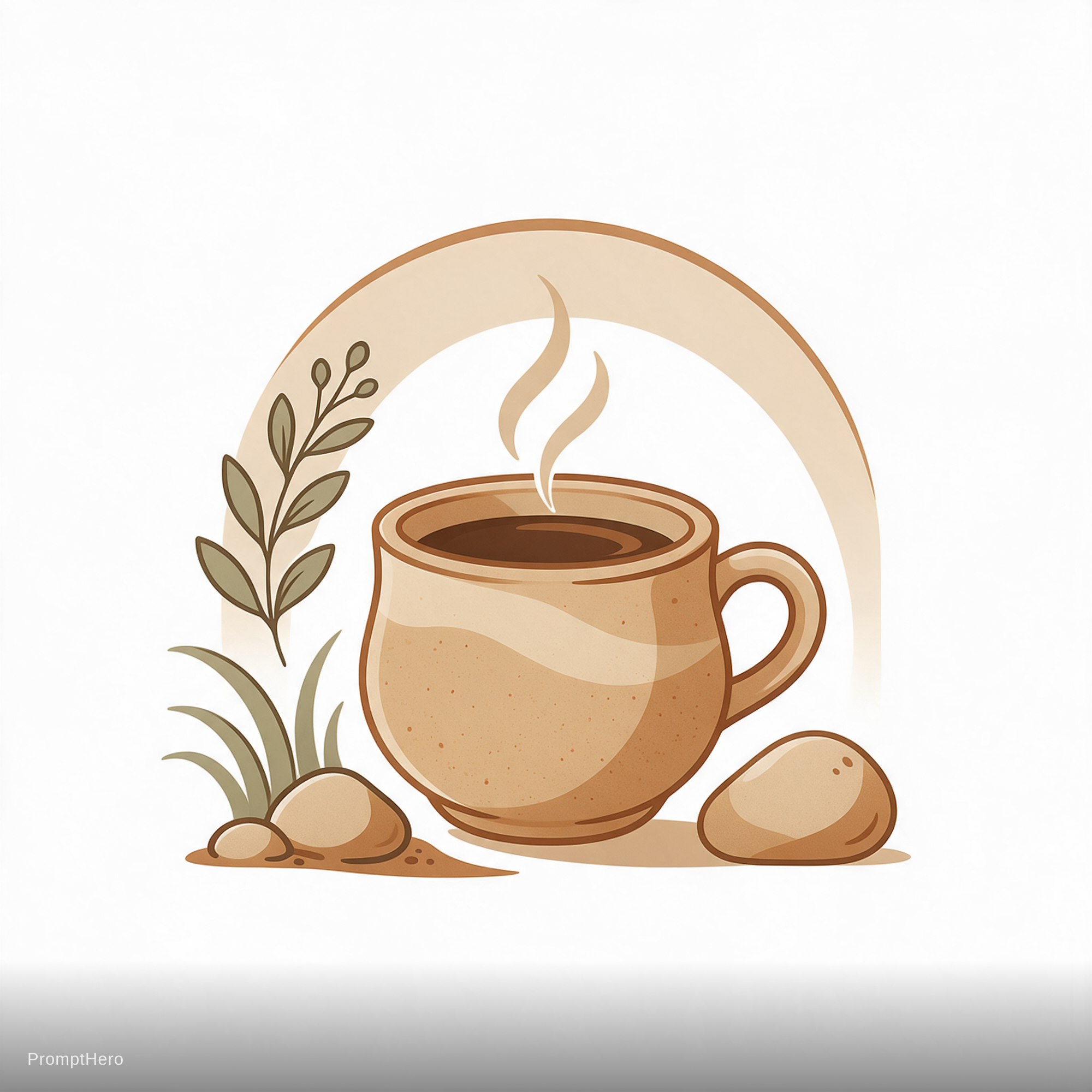 AI generated: Seedream 5 prompt: Artisan coffee shop, steaming cup, earth tones, co... (Seedream 5 - Food & Drink)