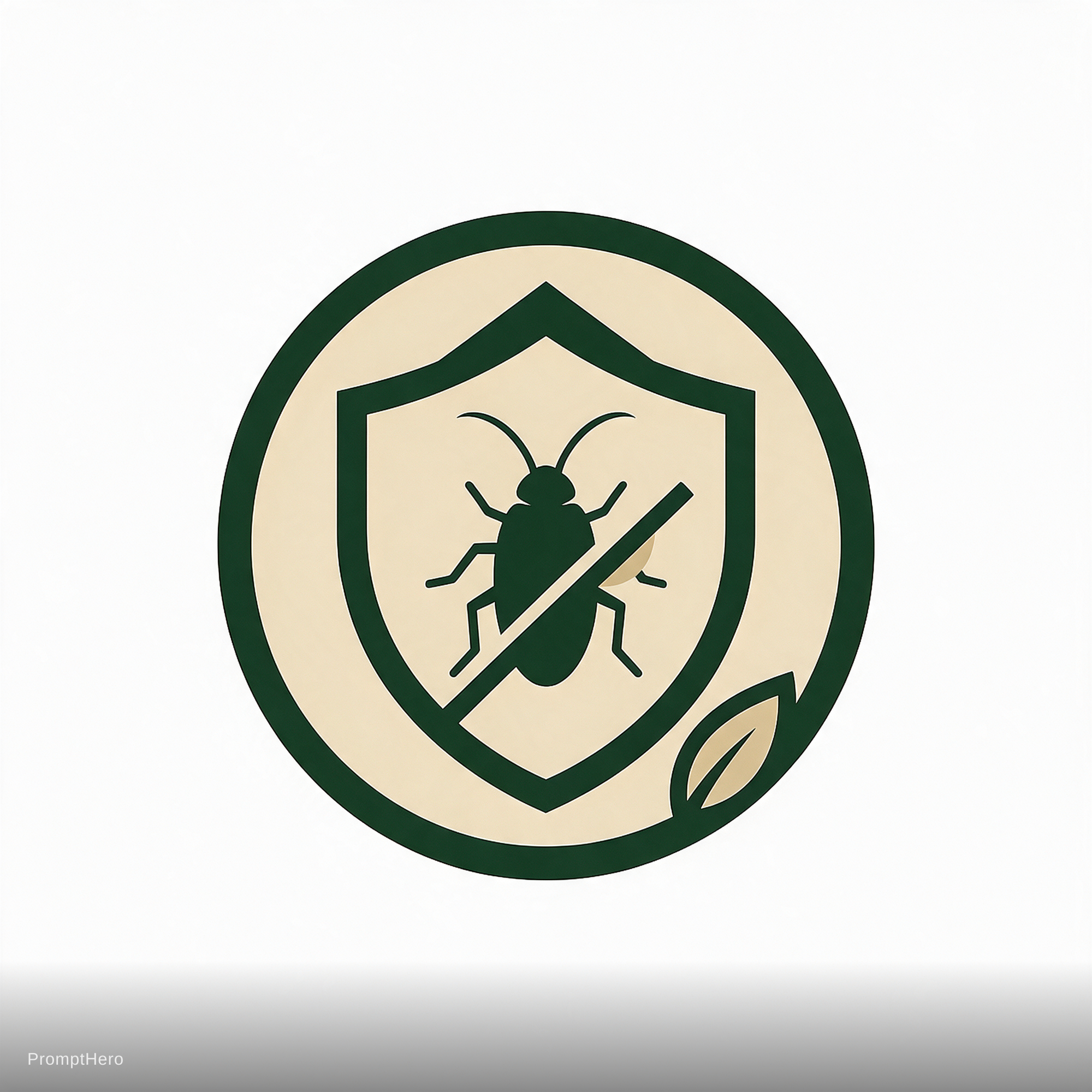 صورة مولدة بالذكاء الاصطناعي: Seedream 5 prompt: a logo in spanish that is related to pest control.... (نموذج Seedream 5 - شعارات وتصميم)