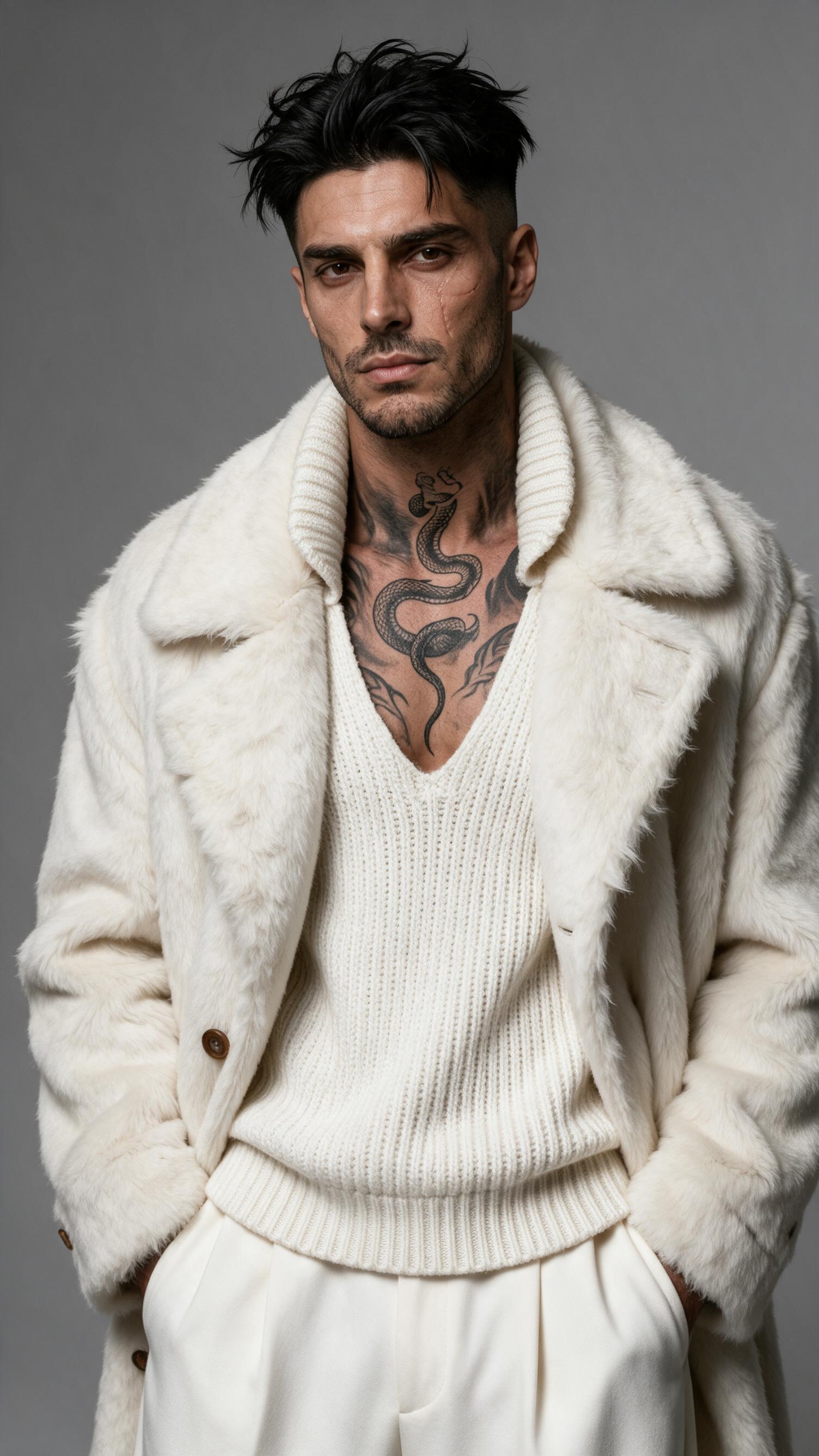 Seedream 5 prompt: A high-end fashion editorial photo of a 34-year-ol... - Seedream 5