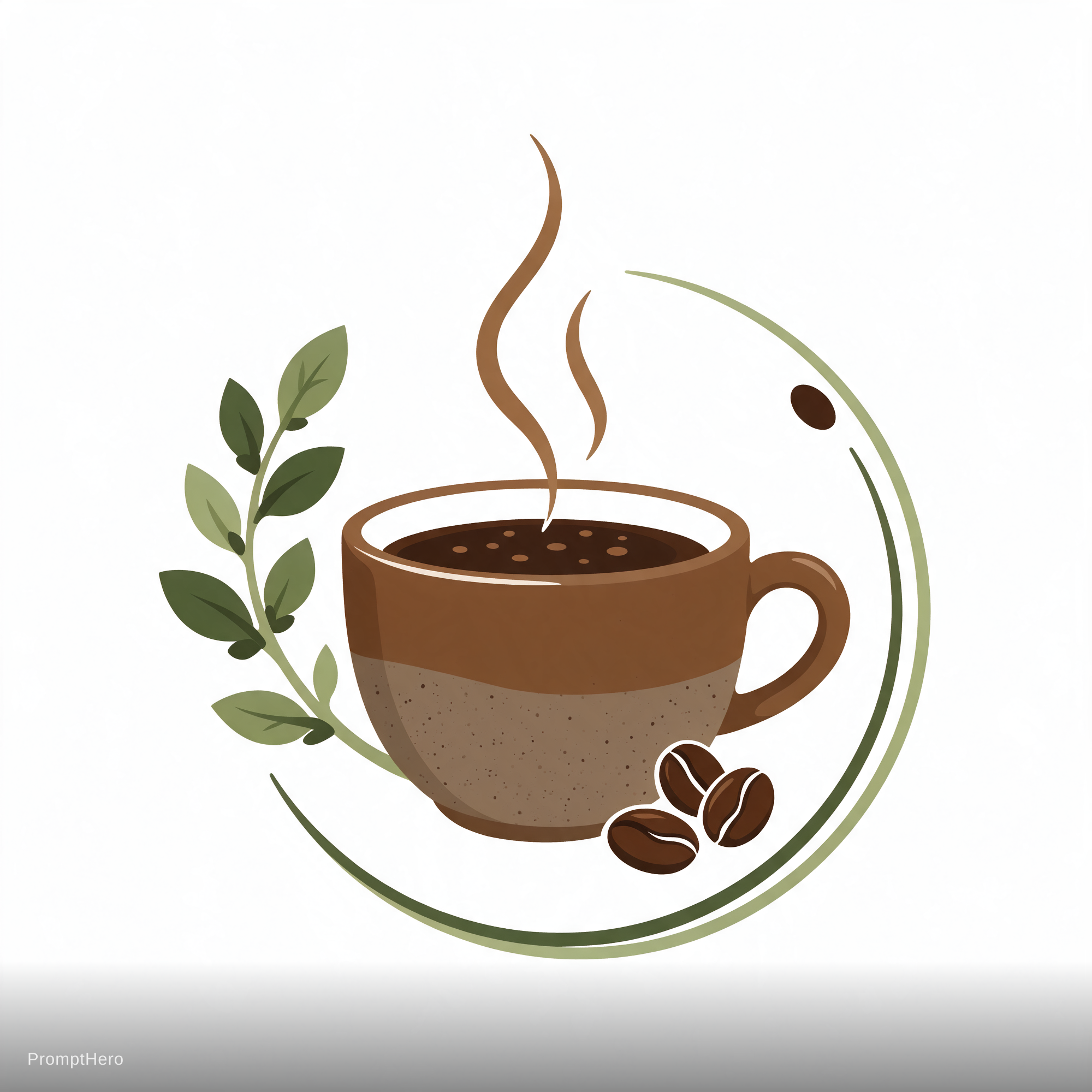 AI generated: Seedream 5 prompt: Artisan coffee shop, steaming cup, earth tones, co... (Seedream 5 - Food & Drink)