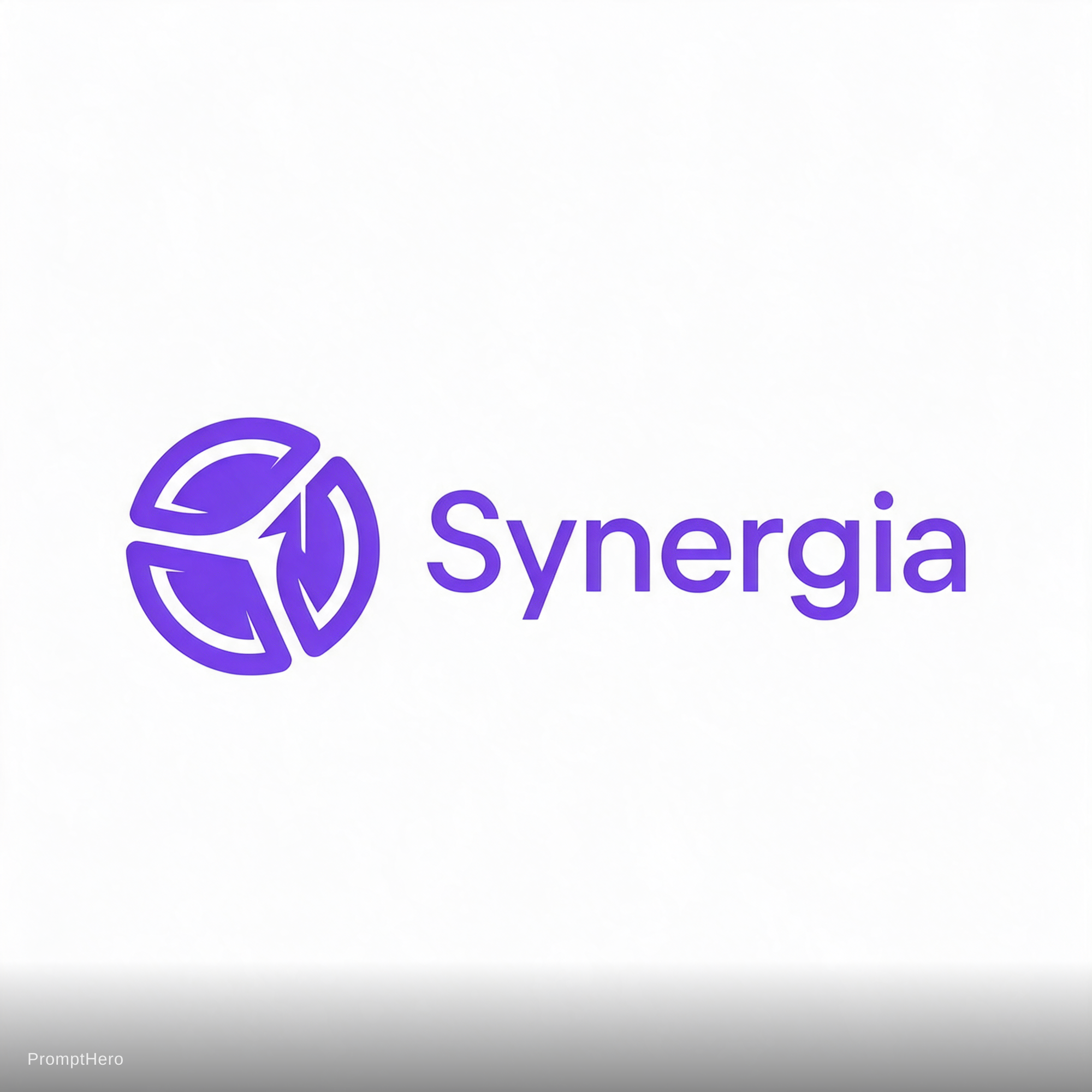 صورة مولدة بالذكاء الاصطناعي: Seedream 5 prompt: need a logo for a web called "Synergia" its a web ... (نموذج Seedream 5 - شعارات وتصميم)