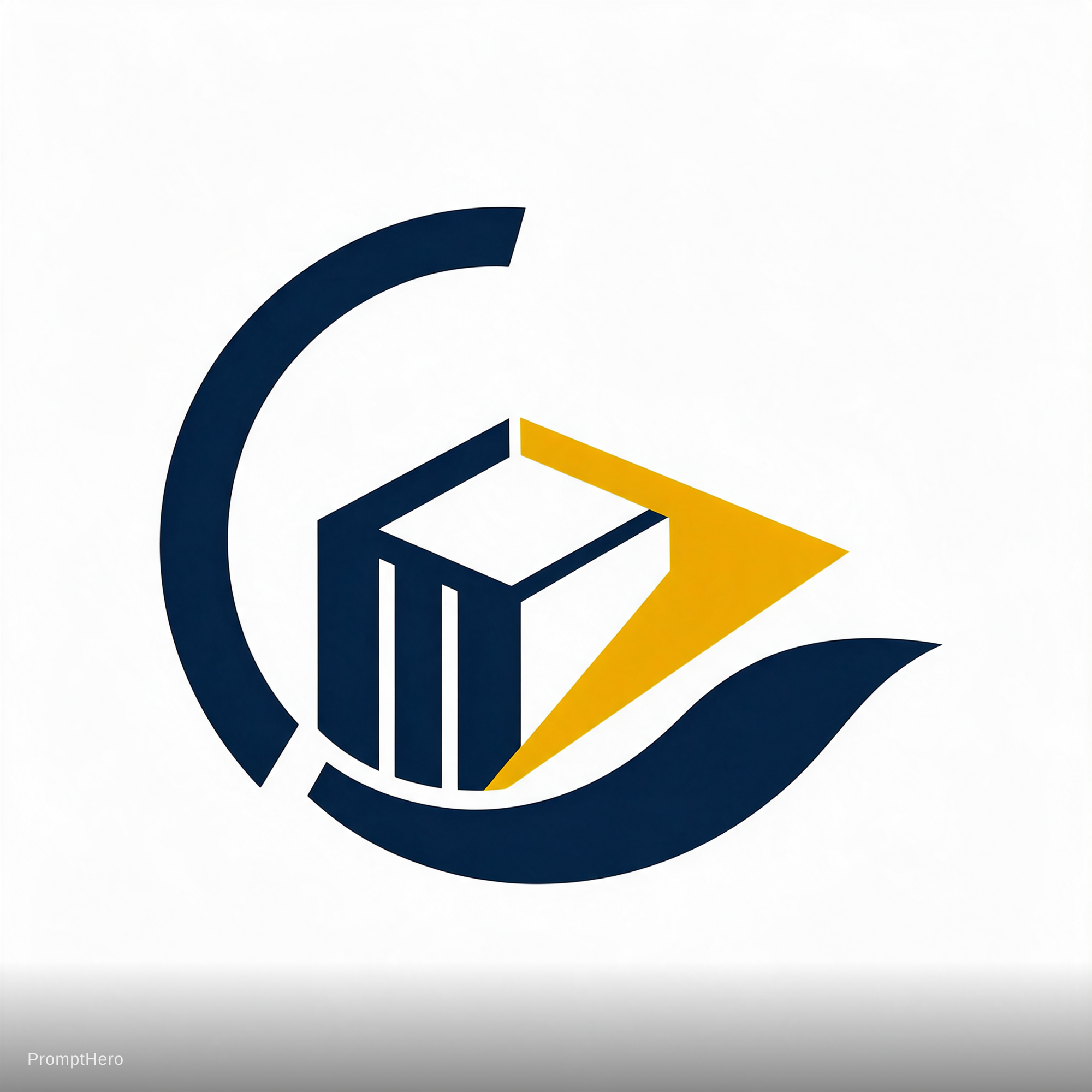 صورة مولدة بالذكاء الاصطناعي: Seedream 5 prompt: A shipping logistics logo (نموذج Seedream 5 - شعارات وتصميم)