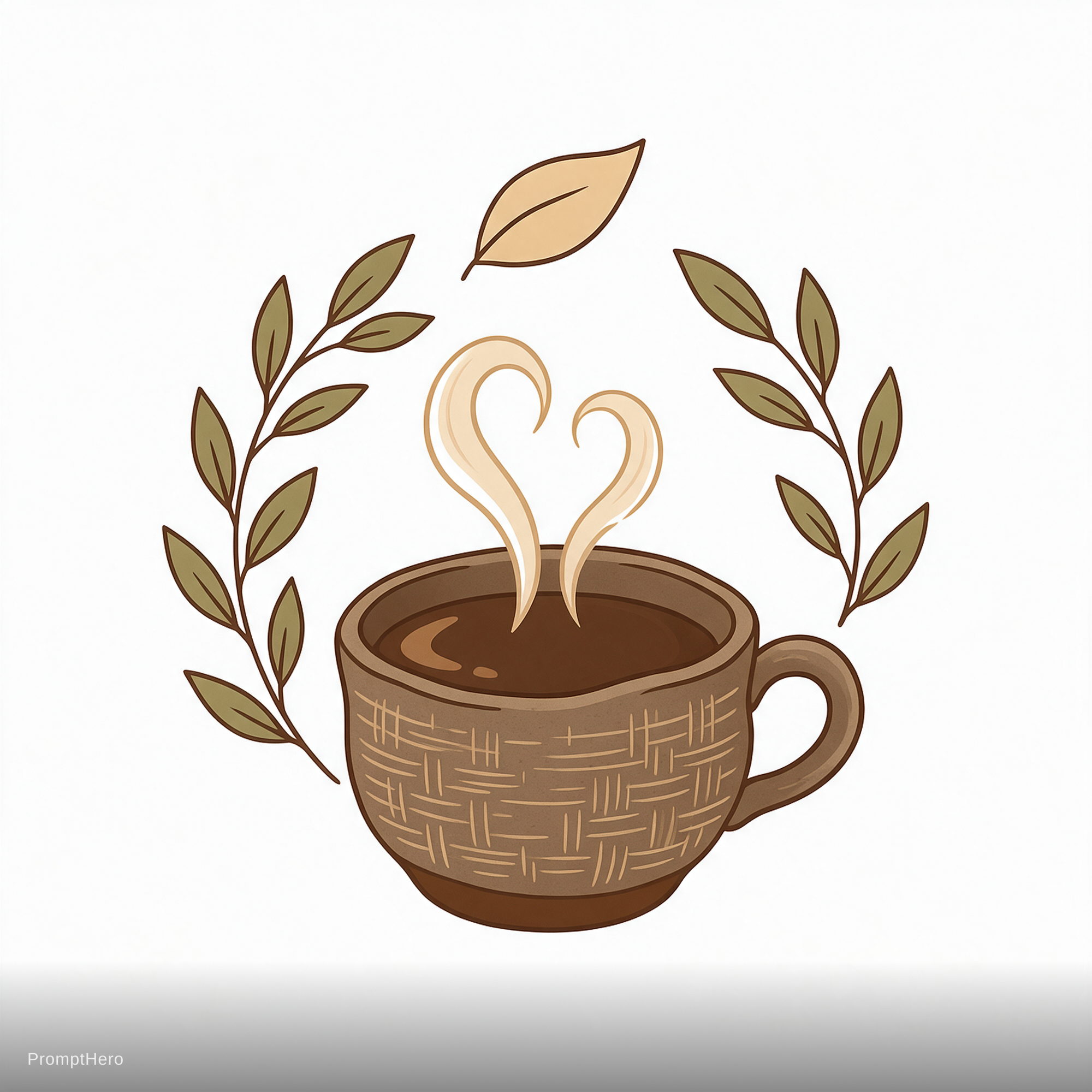 AI generated: Seedream 5 prompt: Artisan coffee shop, steaming cup, earth tones, co... (Seedream 5 - Food & Drink)