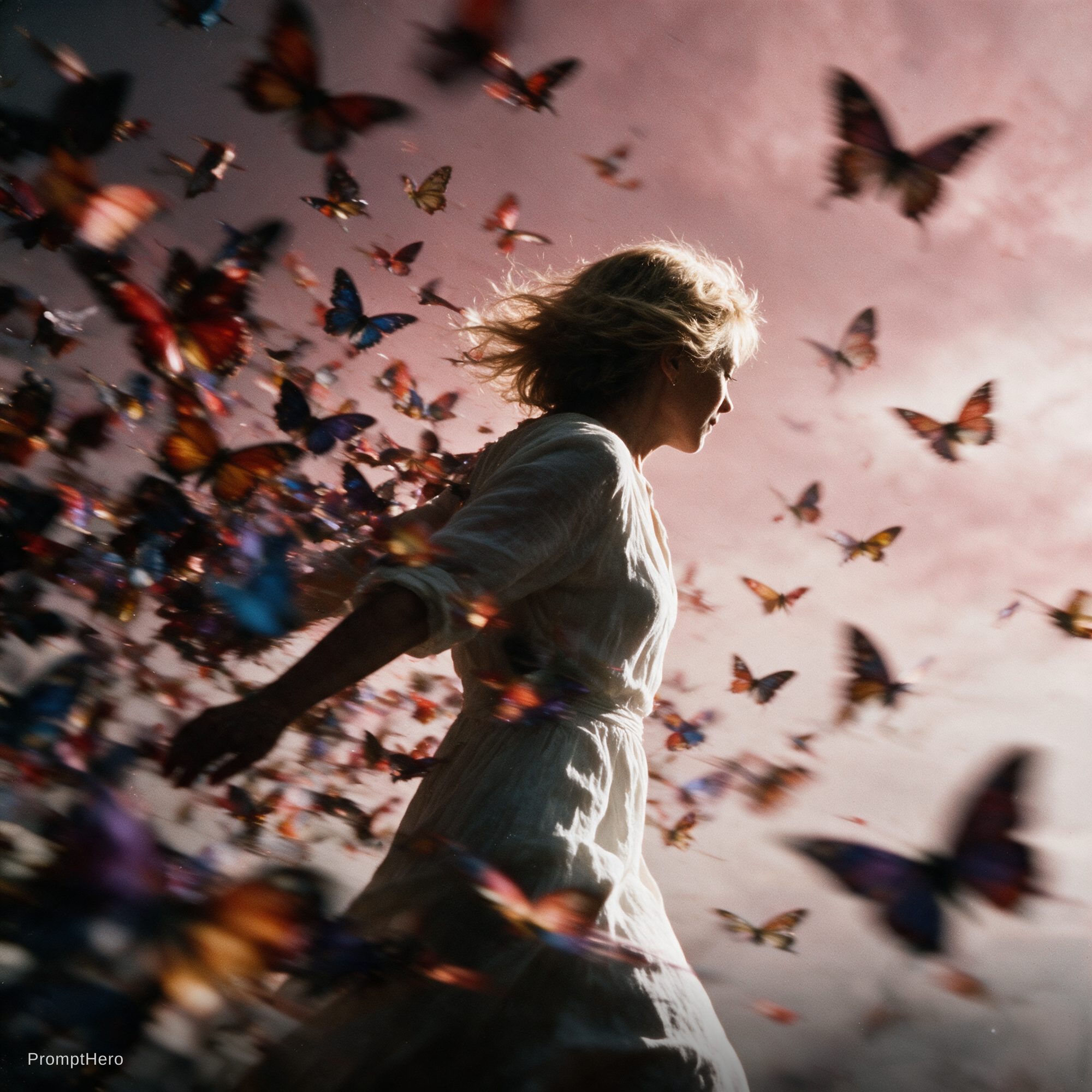 AI generated: Seedream 5 prompt: High-contrast colorful saturated cinematic image o... (Seedream 5 - Portraits)