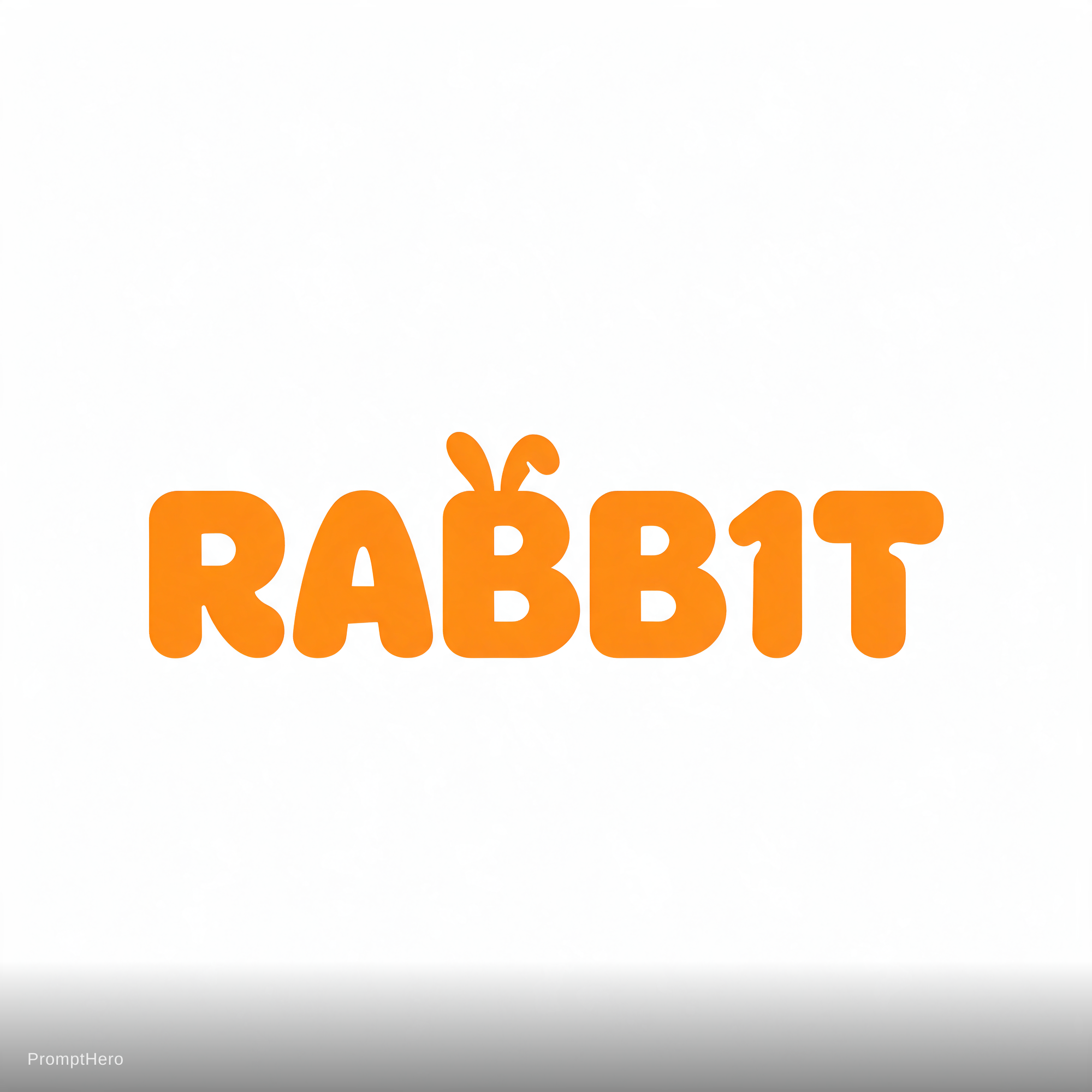 صورة مولدة بالذكاء الاصطناعي: Seedream 5 prompt: Logo tipográfico con el texto RABB1T que se vea al... (نموذج Seedream 5 - شعارات وتصميم)