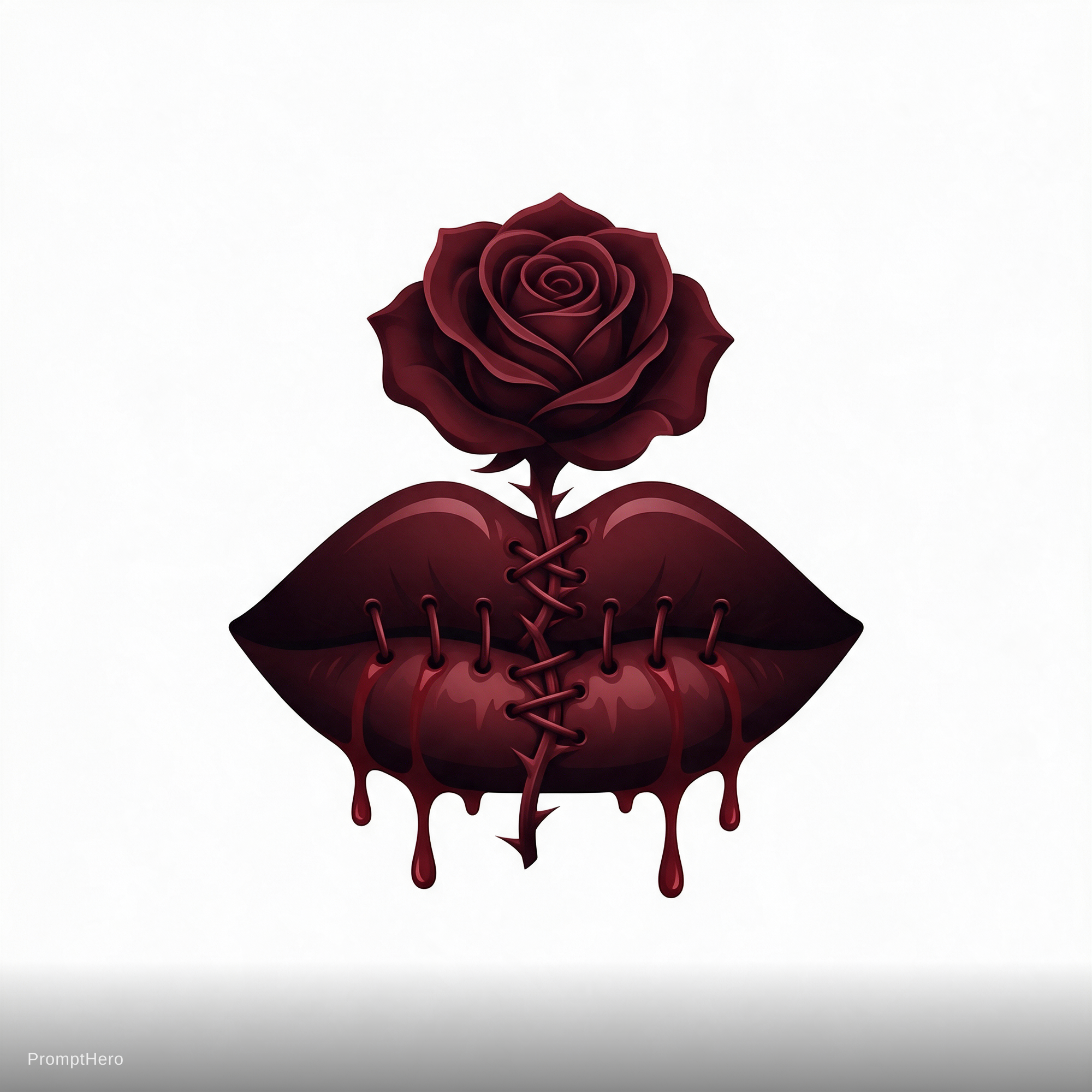 صورة مولدة بالذكاء الاصطناعي: مطالبة Seedream 5: تصميم شعار لبرنامج 'Diabolical After Dark'، وهو برنامج حواري ليلي للتعافي العاطفي... (نموذج Seedream 5 - شعارات وتصميم)
