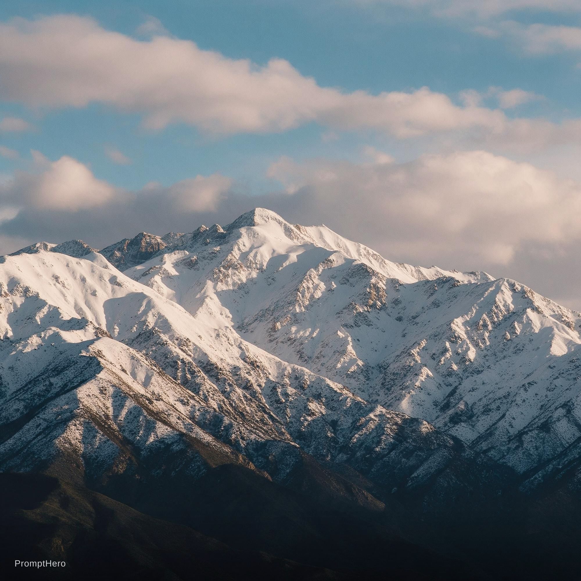 AI generated: Seedream 5 prompt: Montañas nevadas (Seedream 5 - Concept Art)