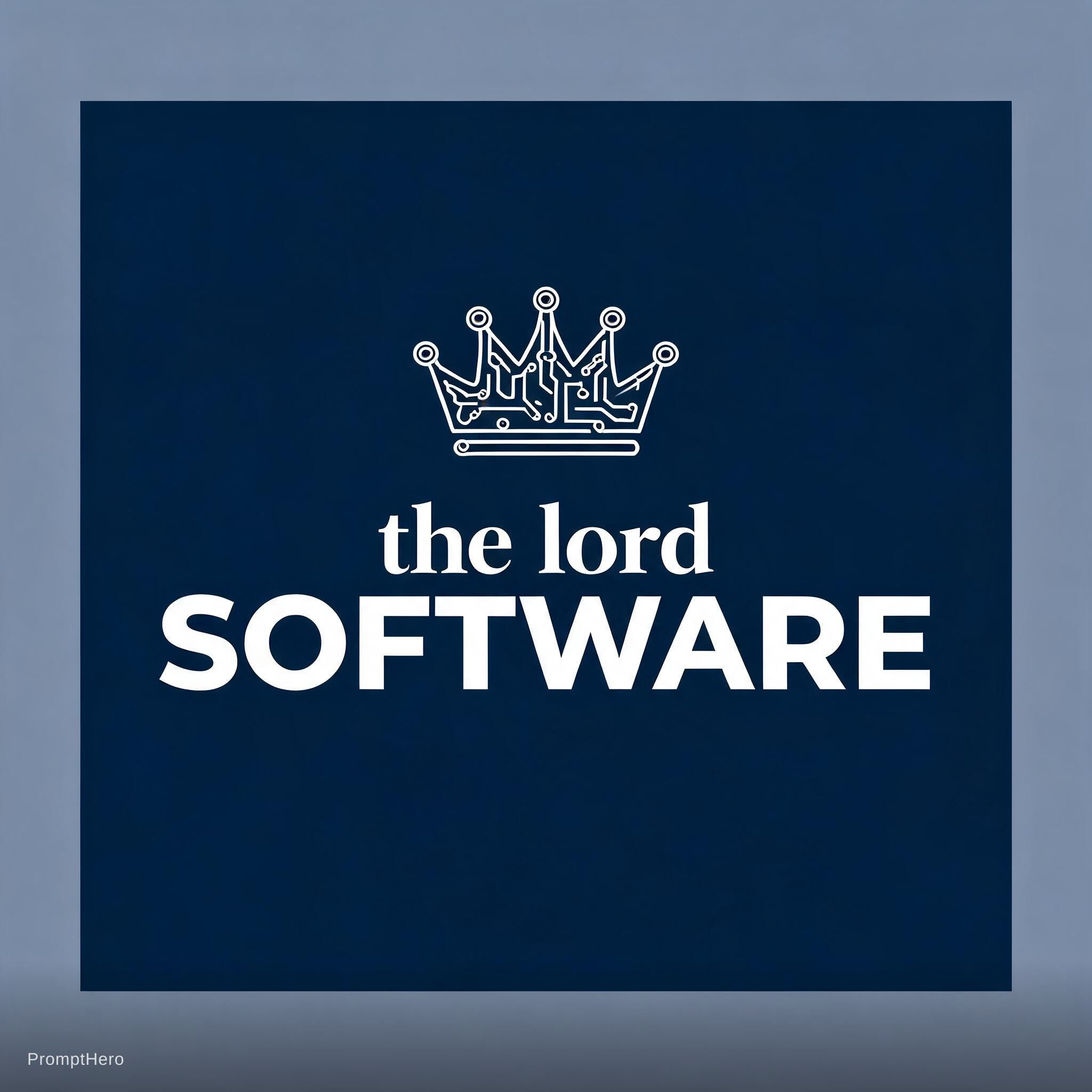 صورة مولدة بالذكاء الاصطناعي: Seedream 5 prompt: A custom logo was designed for this text "the lord... (نموذج Seedream 5 - شعارات وتصميم)