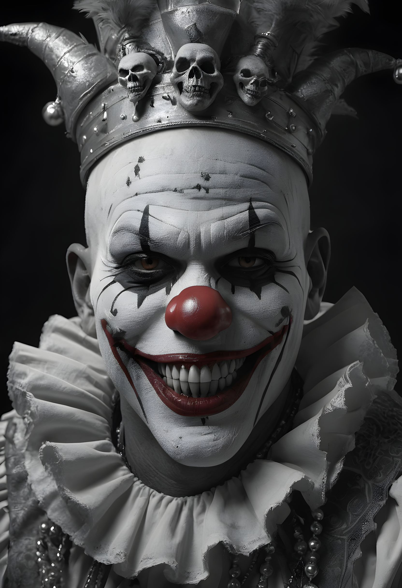 صورة مولدة بالذكاء الاصطناعي: The Laugh of A Maniac (نموذج Stable Diffusion - صور شخصية)