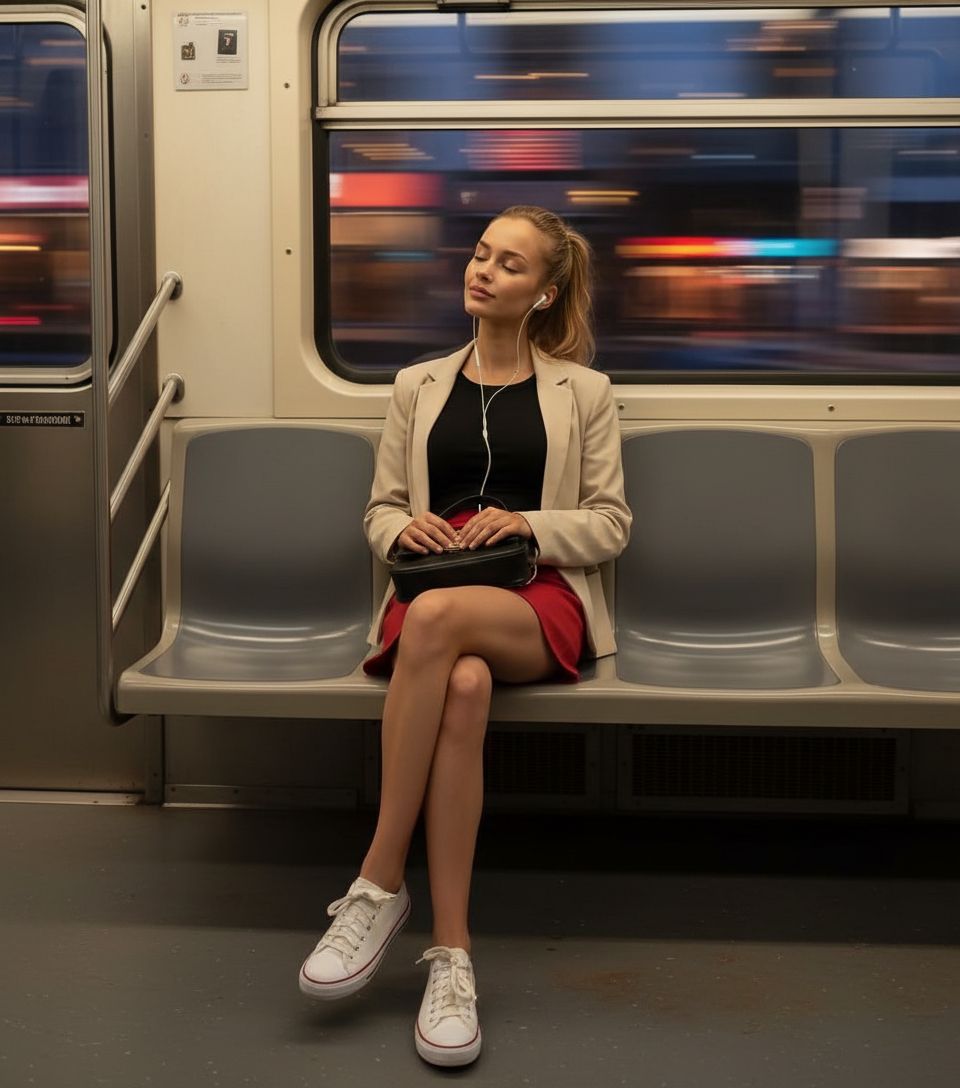 Nano Banana prompt: A photo-realistic shot of the uploaded woman in a ... - Nano Banana