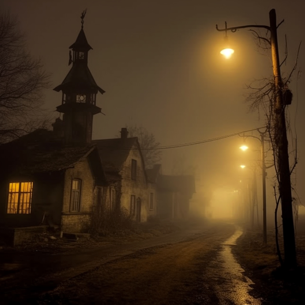 AI generated: The Town: Lucifer's Lair (Midjourney - Photography)
