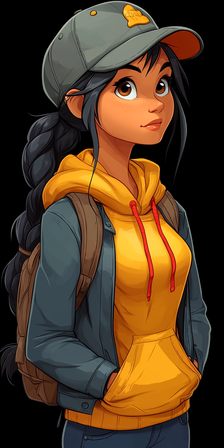 AI generated: Midjourney prompt: A profile picture of an animated cartoon headshot ... (Midjourney - Portraits)