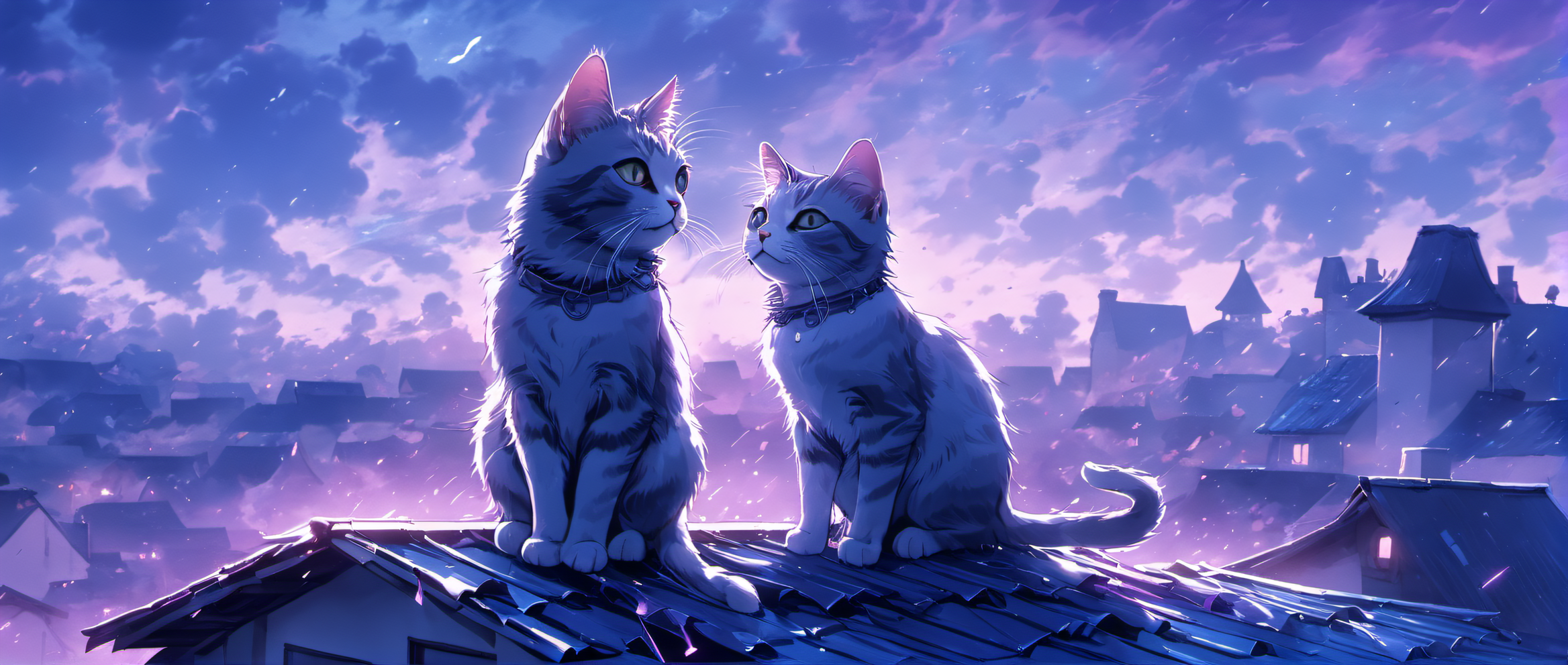 AI generated: Enjoying the Night (Stable Diffusion - Concept Art)