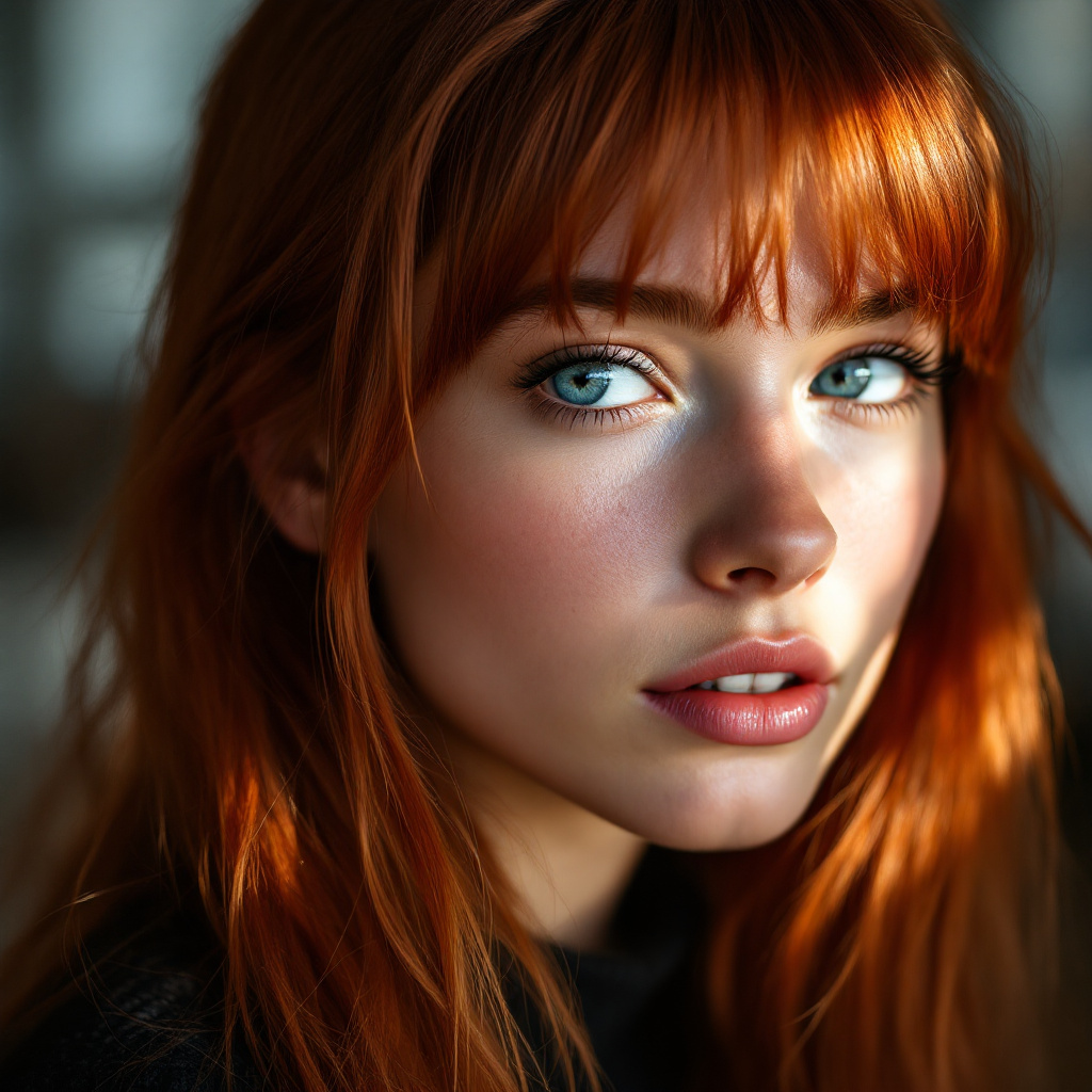 صورة مولدة بالذكاء الاصطناعي: FLUX prompt: young man, 20 years old, attractive face, blue eye... (نموذج FLUX - صور شخصية)