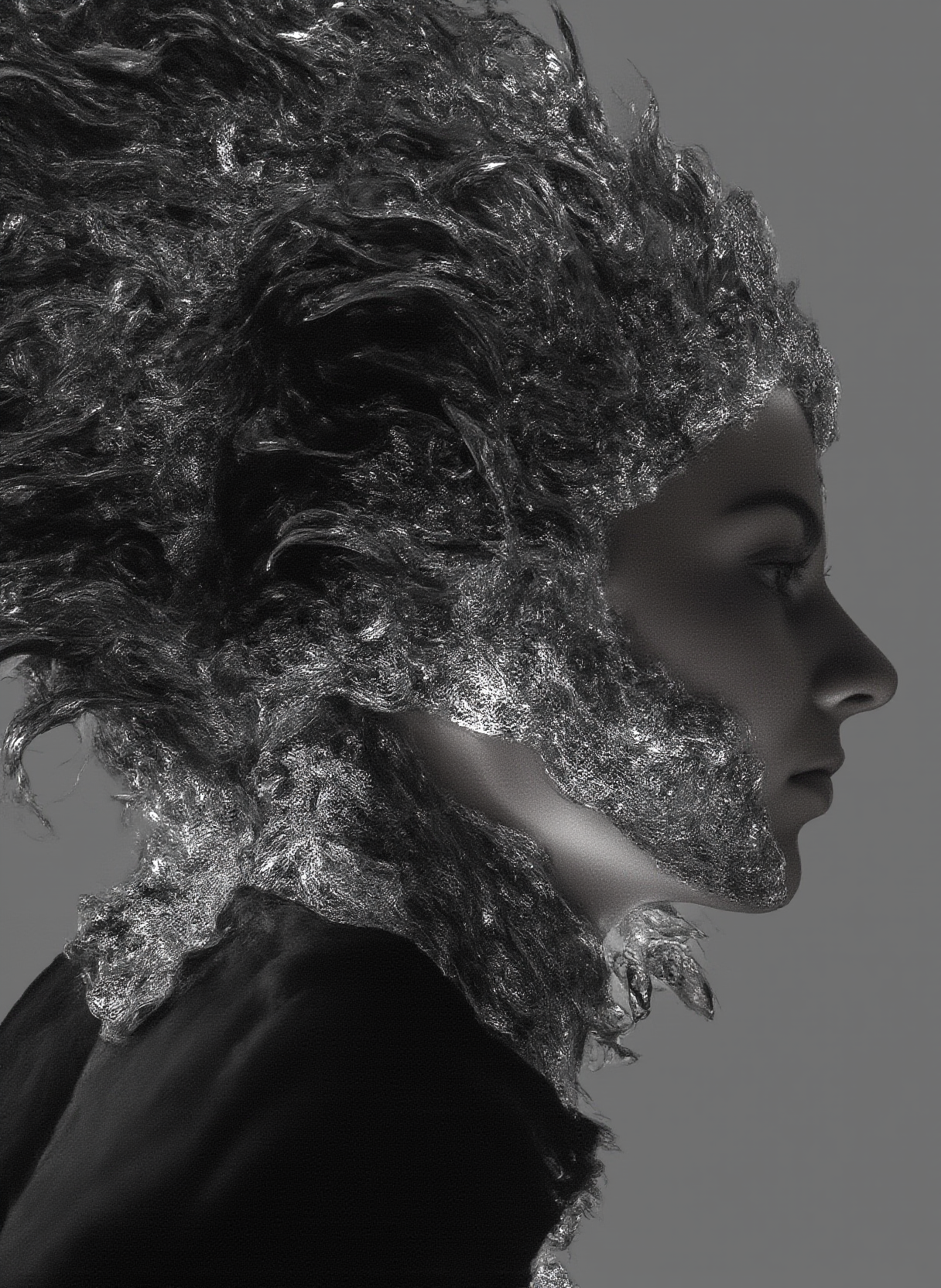 صورة مولدة بالذكاء الاصطناعي: Frozen Echoes in Motion (نموذج FLUX - صور شخصية)