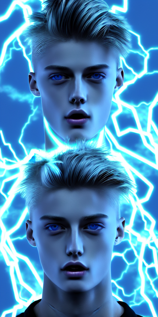 Stable Diffusion prompt: Digital render lucky blue smith,...