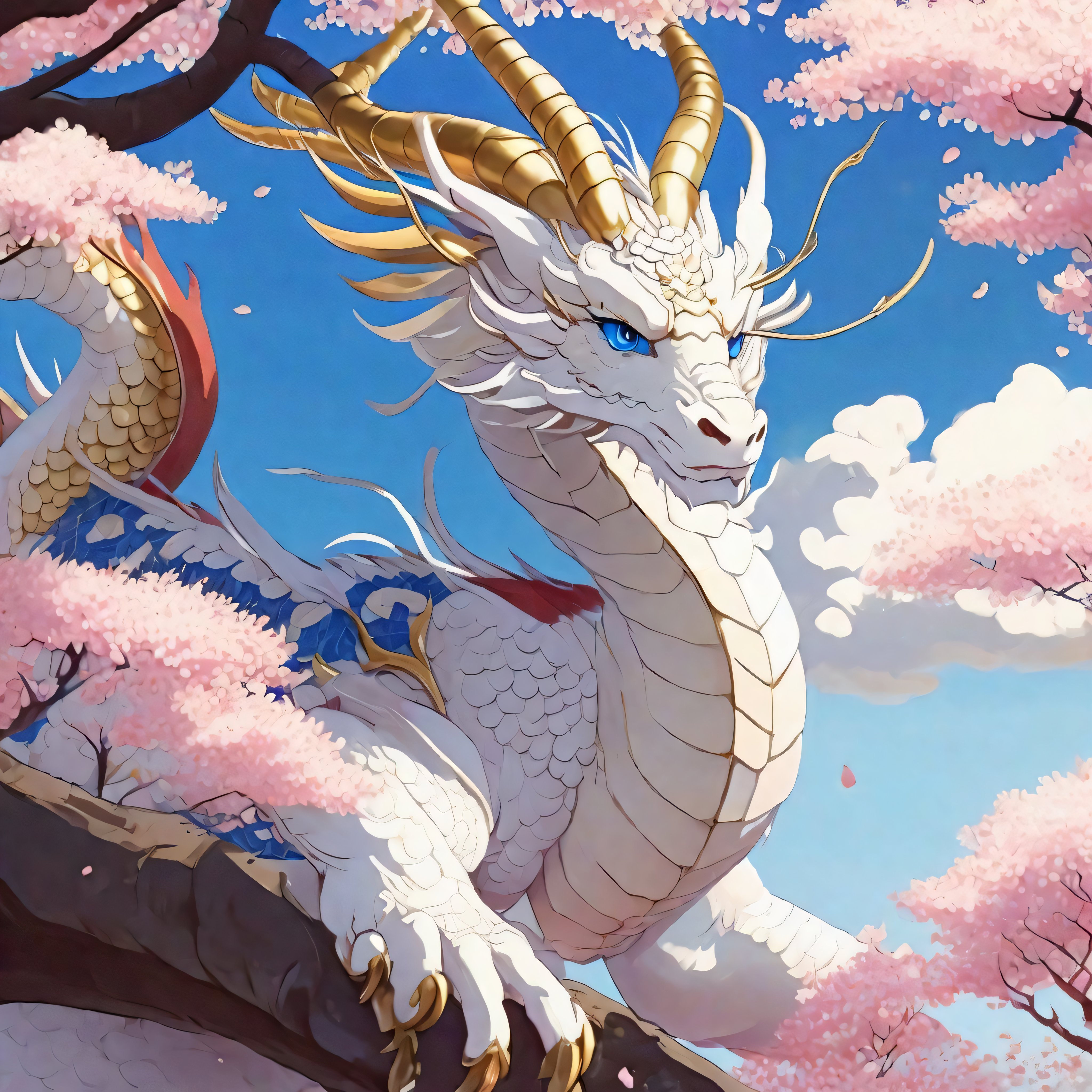 Stable Diffusion prompt: a chinese dragon gazing out over the horizon, two ... - Stable Diffusion