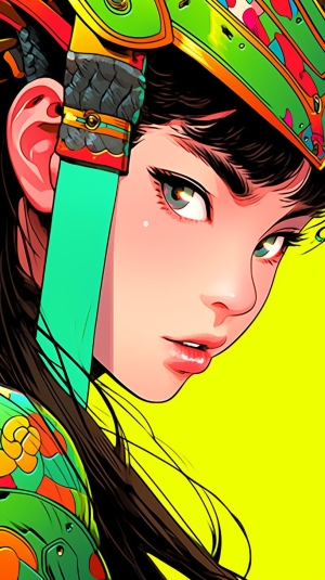 Midjourney prompt: The Cultural Revolution meets pop art, close up sh... - Midjourney