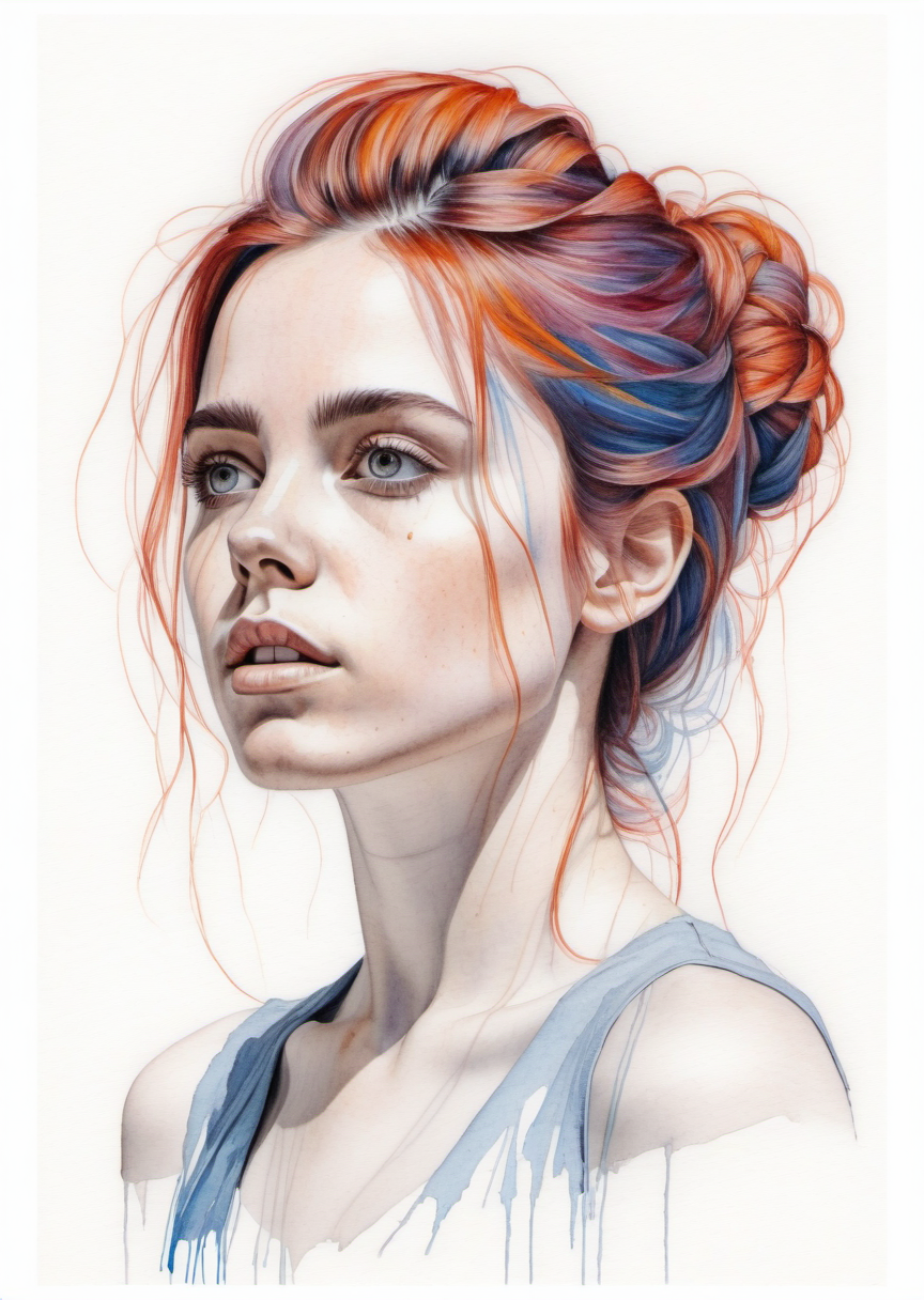 AI generated: A Colored-Pencil Art (Stable Diffusion - Photography)
